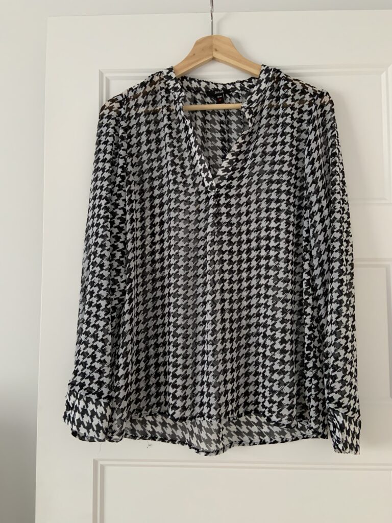 Featured image for Jacob black and white printed blouse