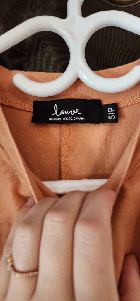 Image for Robe twist pêche LOUVE DESIGN