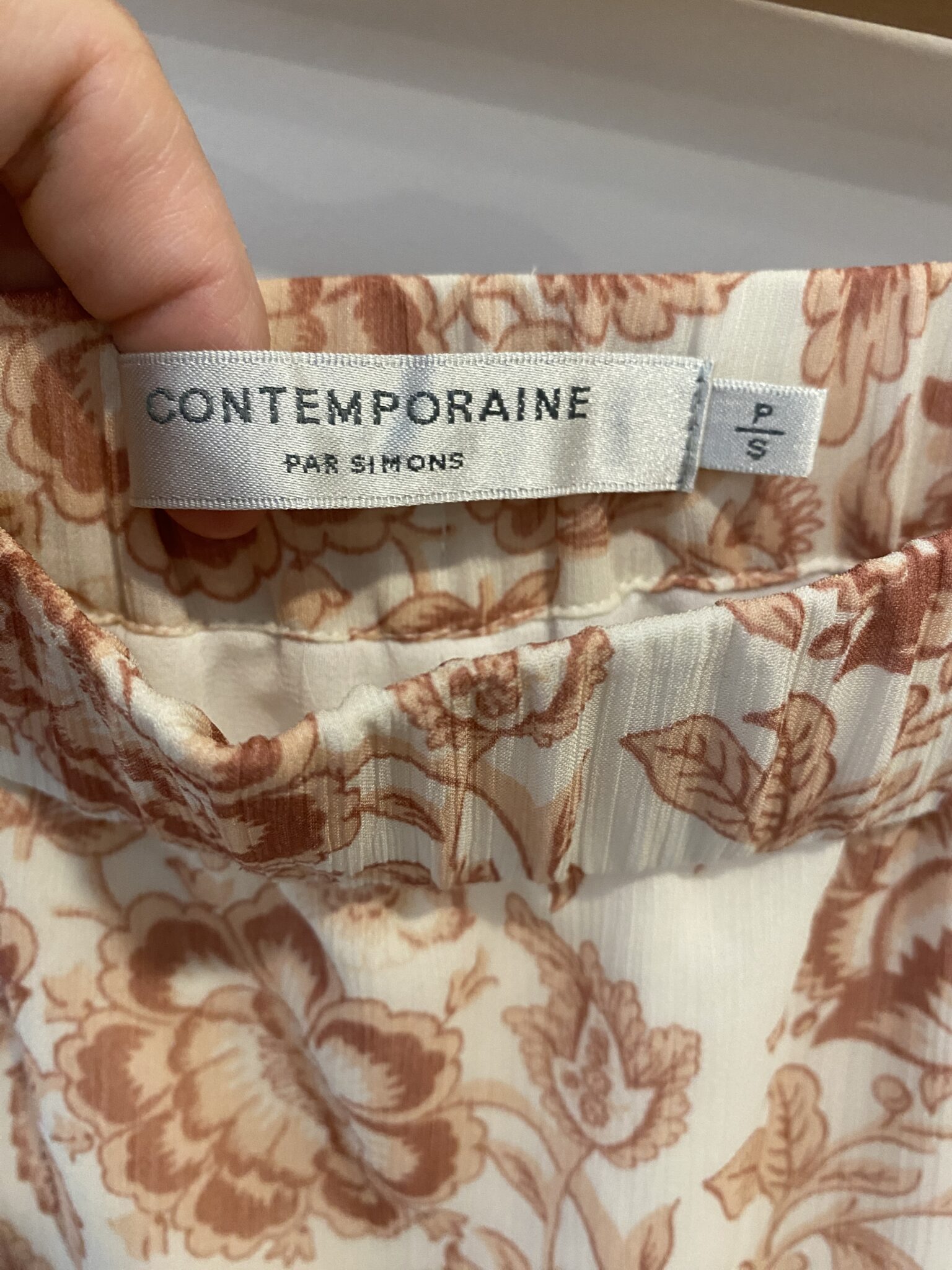 Image for Jupe longue couleur blanche + rose saumon NEUVE avec étiquette