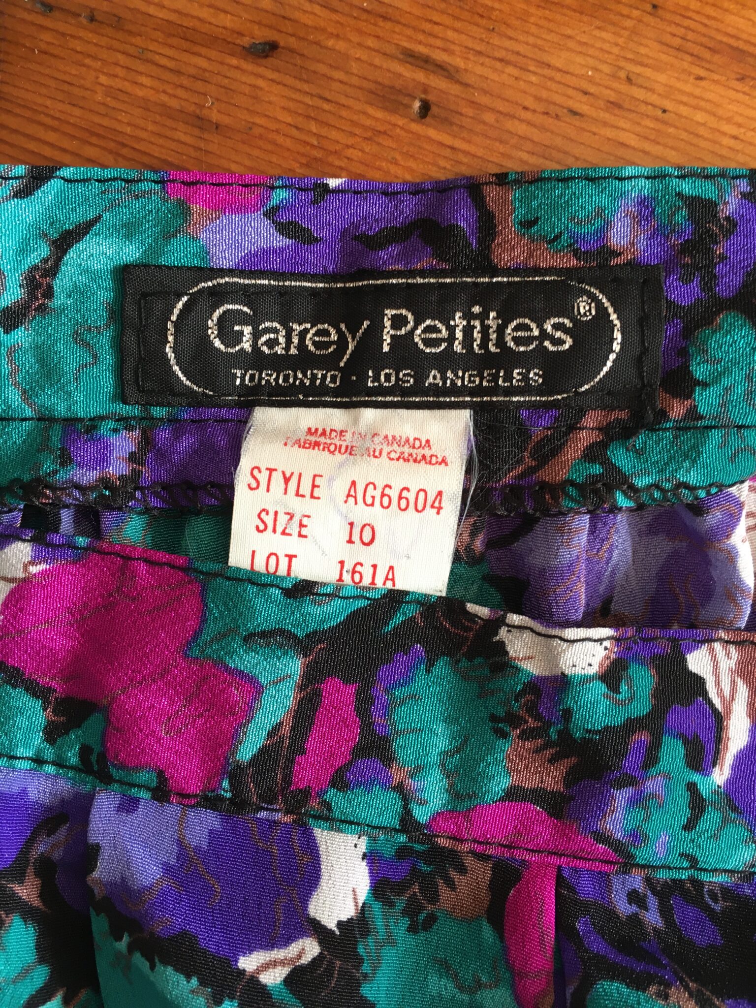 Image for Vintage floral midi skirt