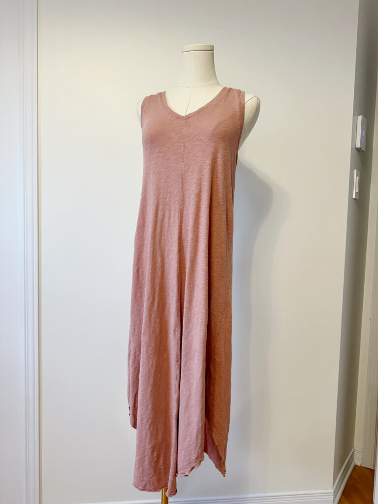 Featured image for Robe maxi longue rose
