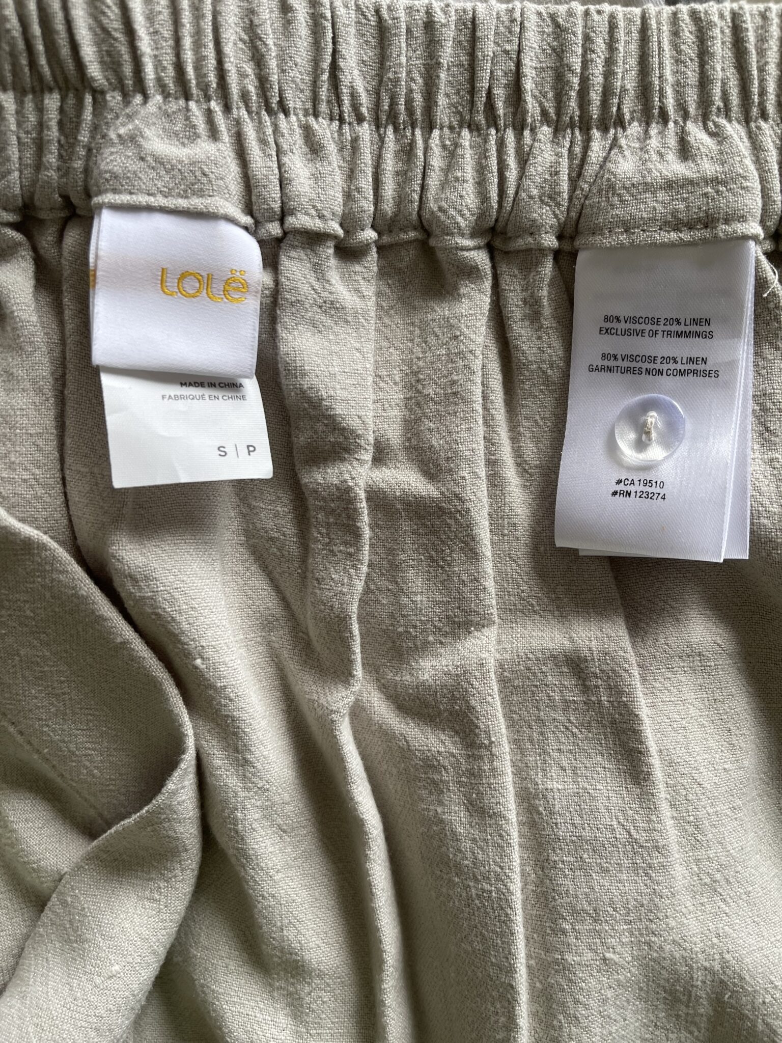Image for Jupe lole small, mélange de lin