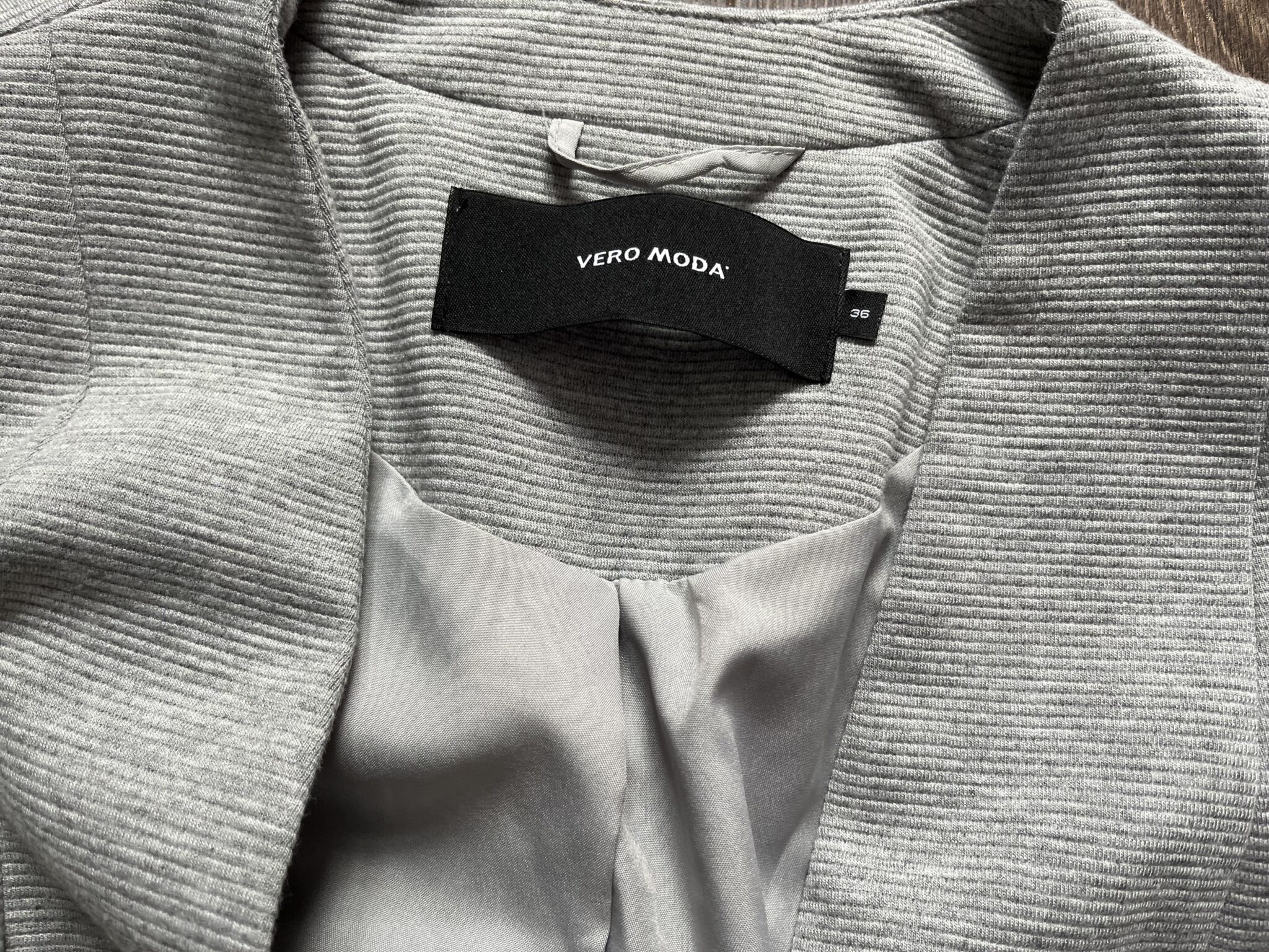 Image for Veston gris pâle Vero Moda