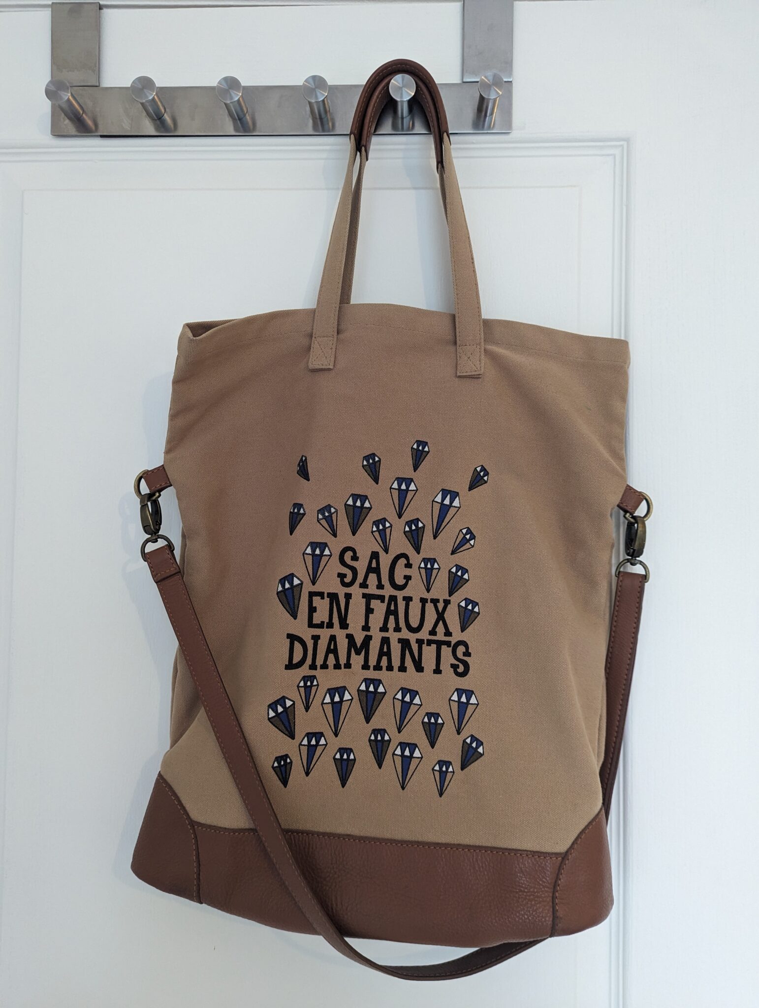 Featured image for Sac en toile et cuir comptoir des cotonniers