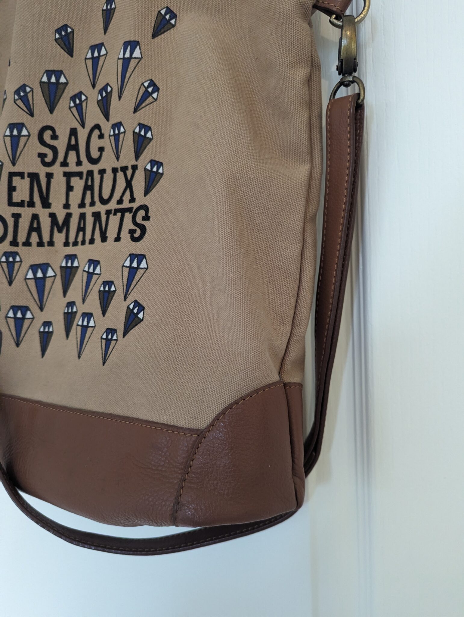 Image for Sac en toile et cuir comptoir des cotonniers