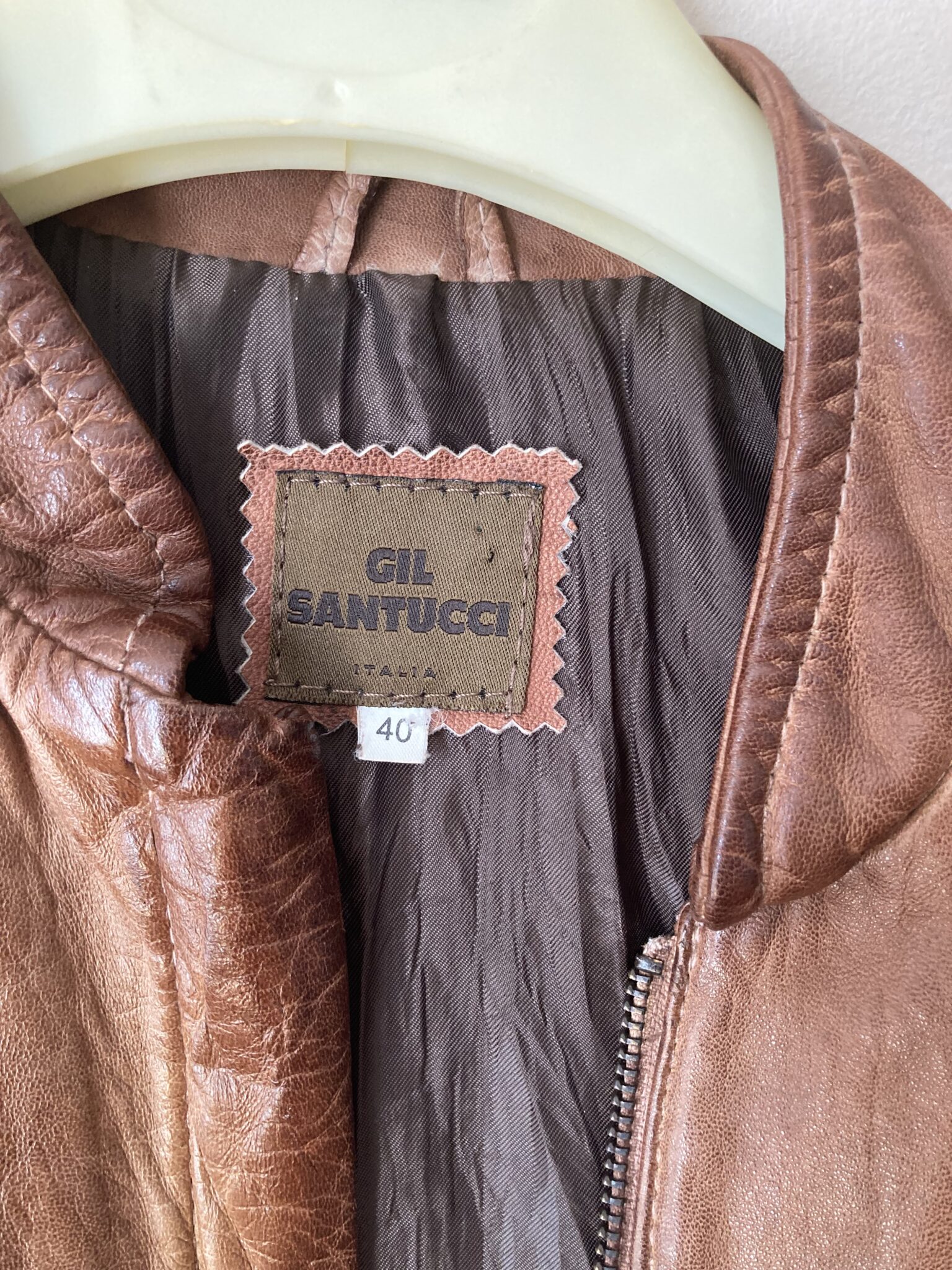 Image for Manteau de cuir XS Gil Santucci