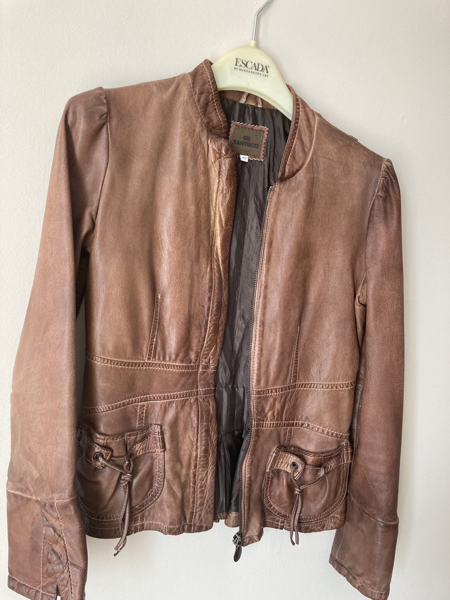 Image for Manteau de cuir XS Gil Santucci