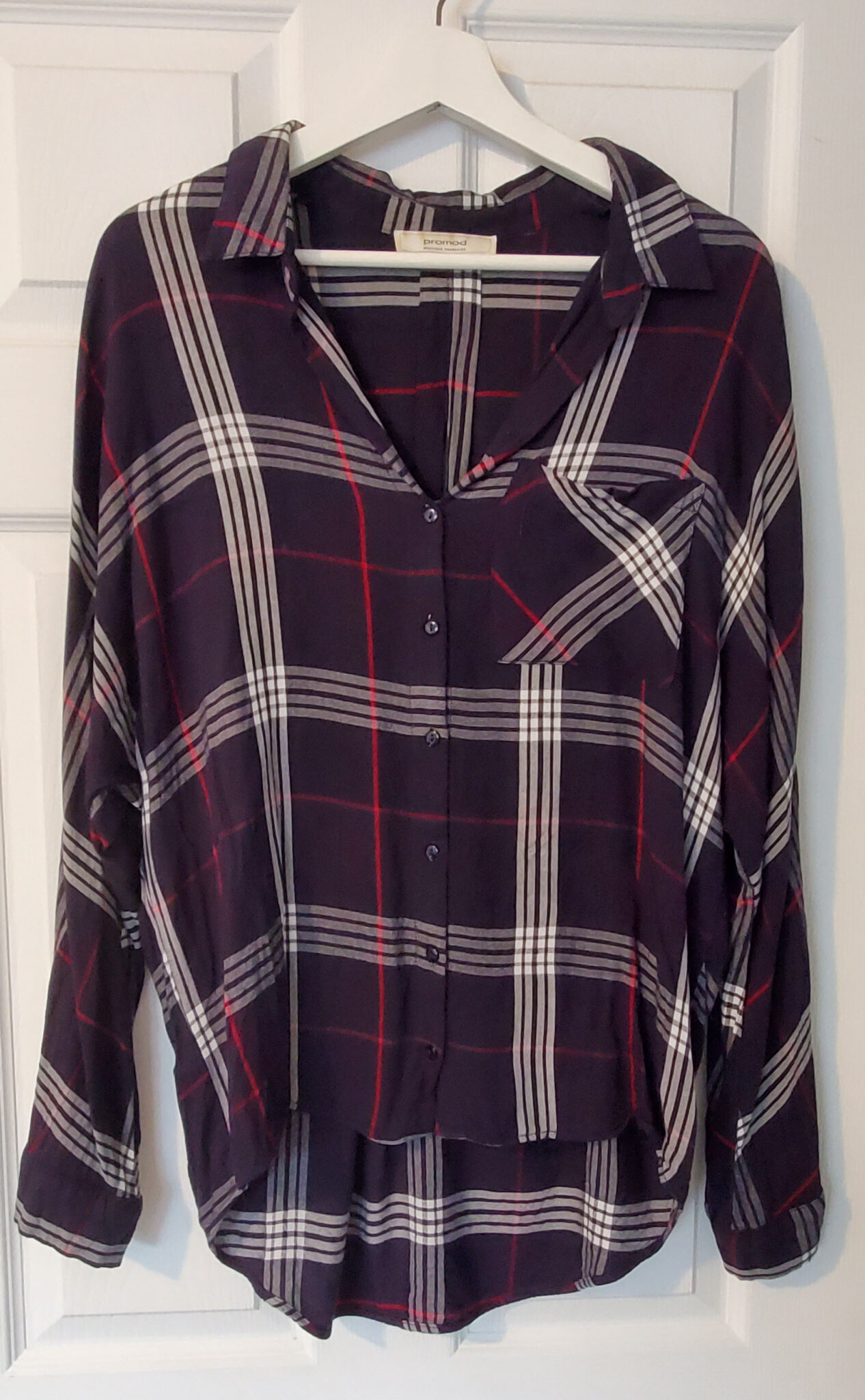 Image for Chemise légère à carreau Promod