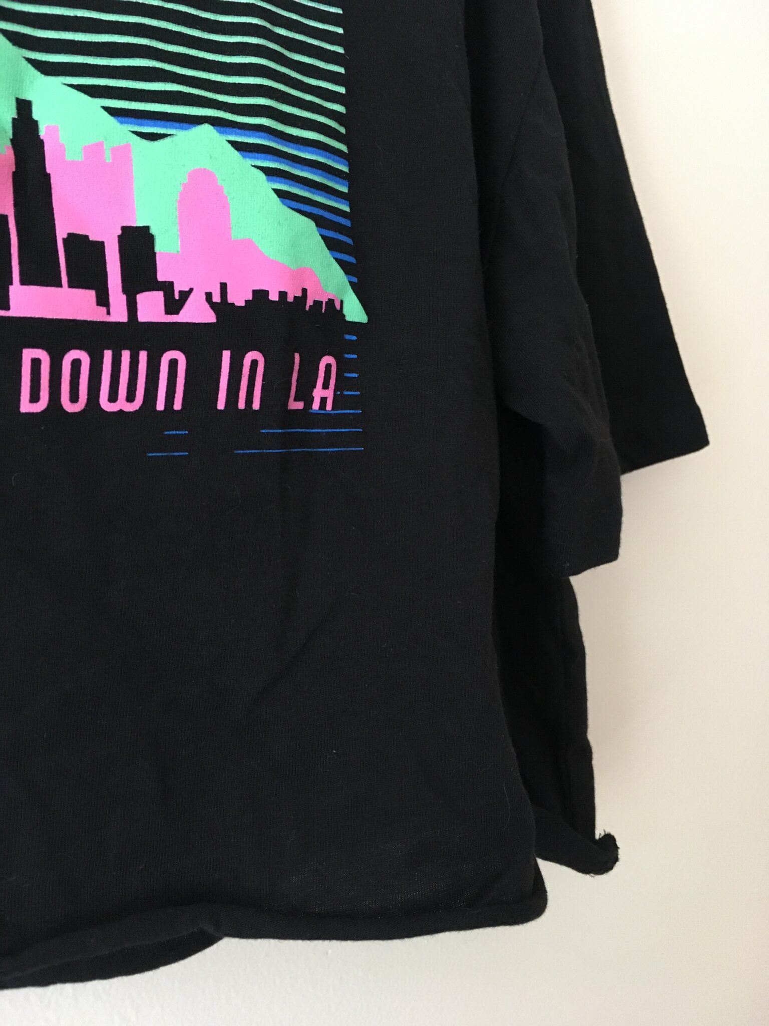 Image for T-shirt Los Angeles crop top