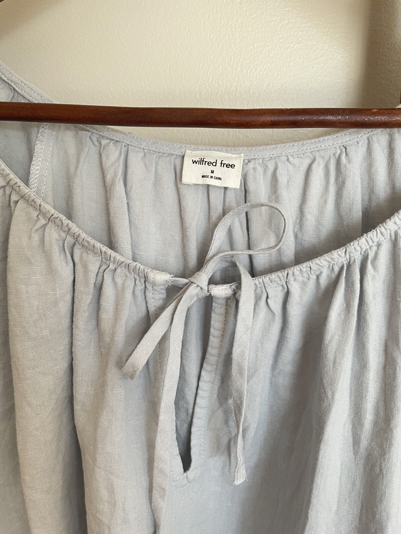 Image for Pretty boho linen top by Aritzia