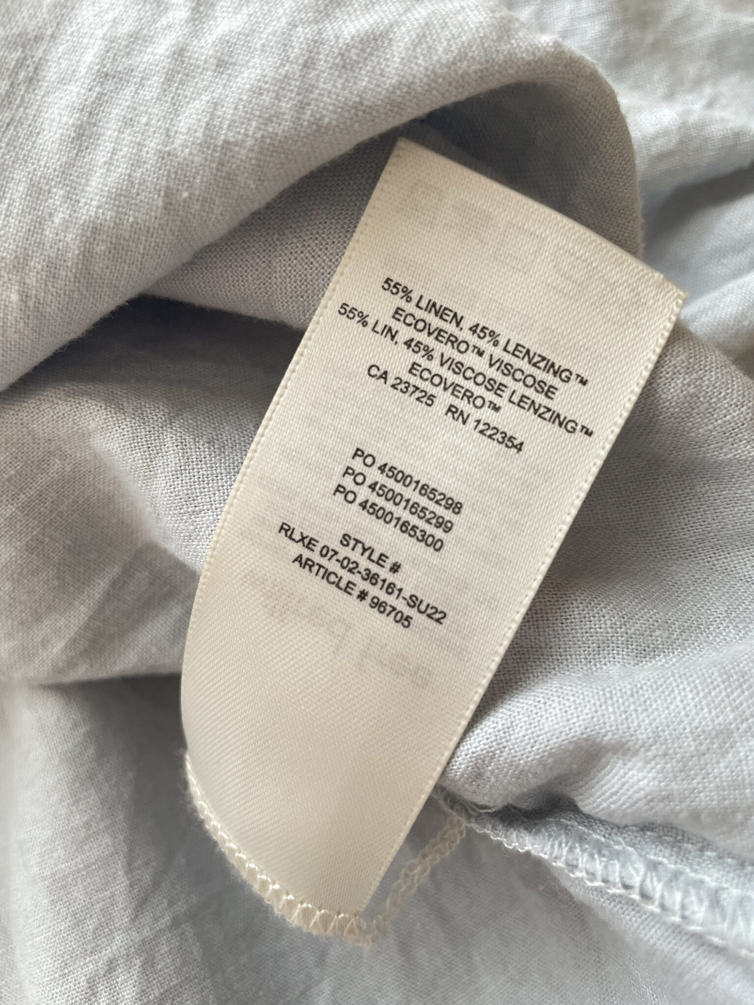 Image for Pretty boho linen top by Aritzia