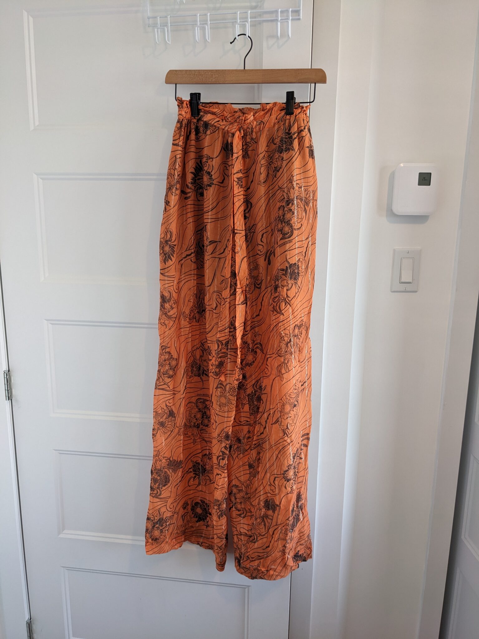 Image for Sabina Musayev/Pantalons en soie Sz XS