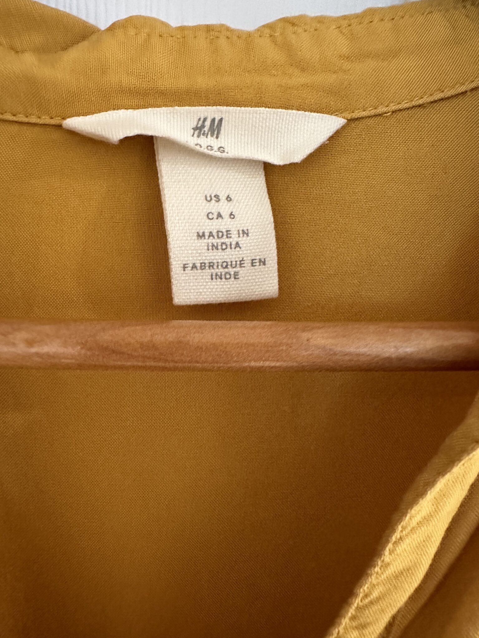 Image for HM yellow dress