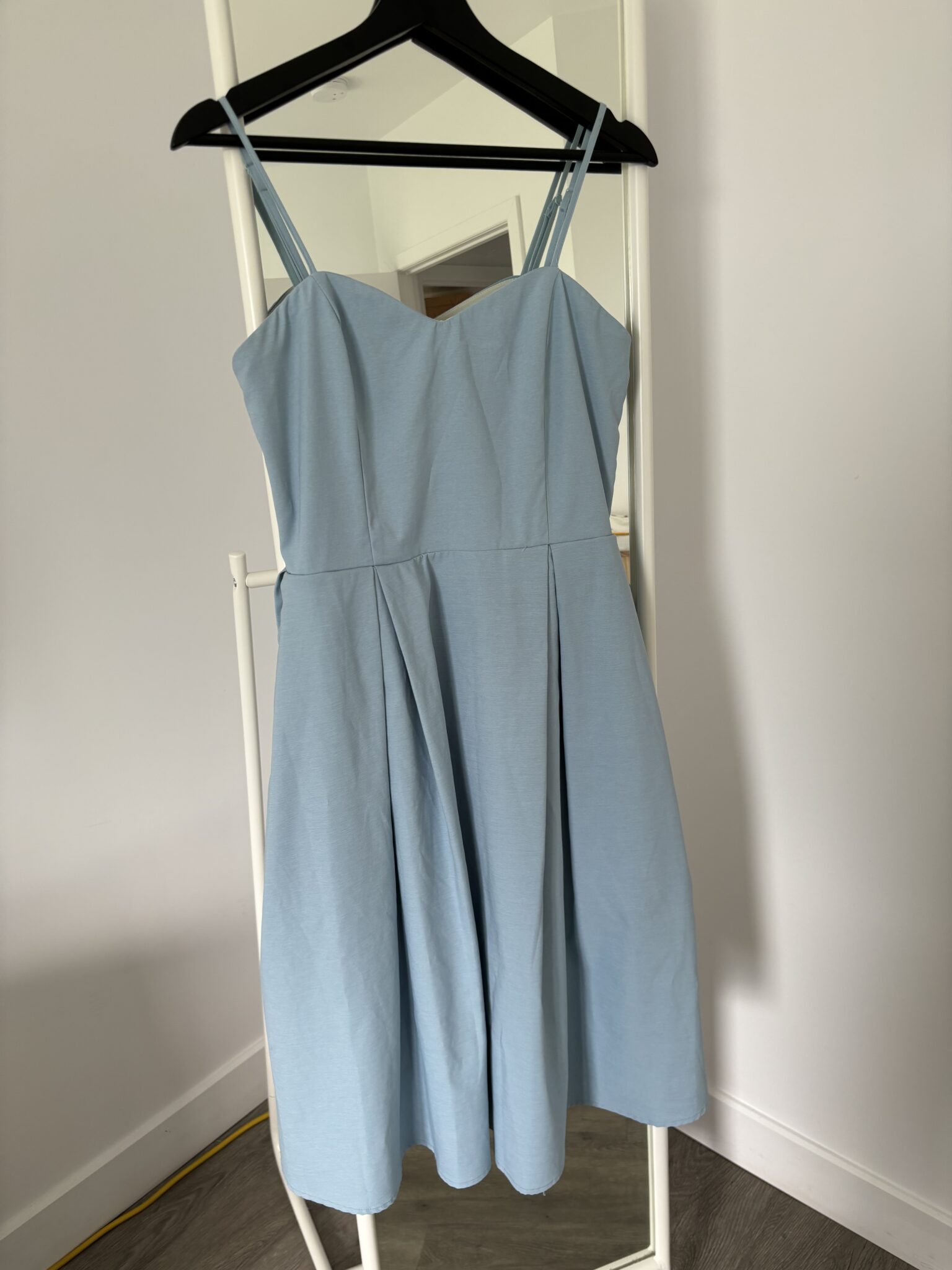 Image for Blue strapless midi dress - 1861