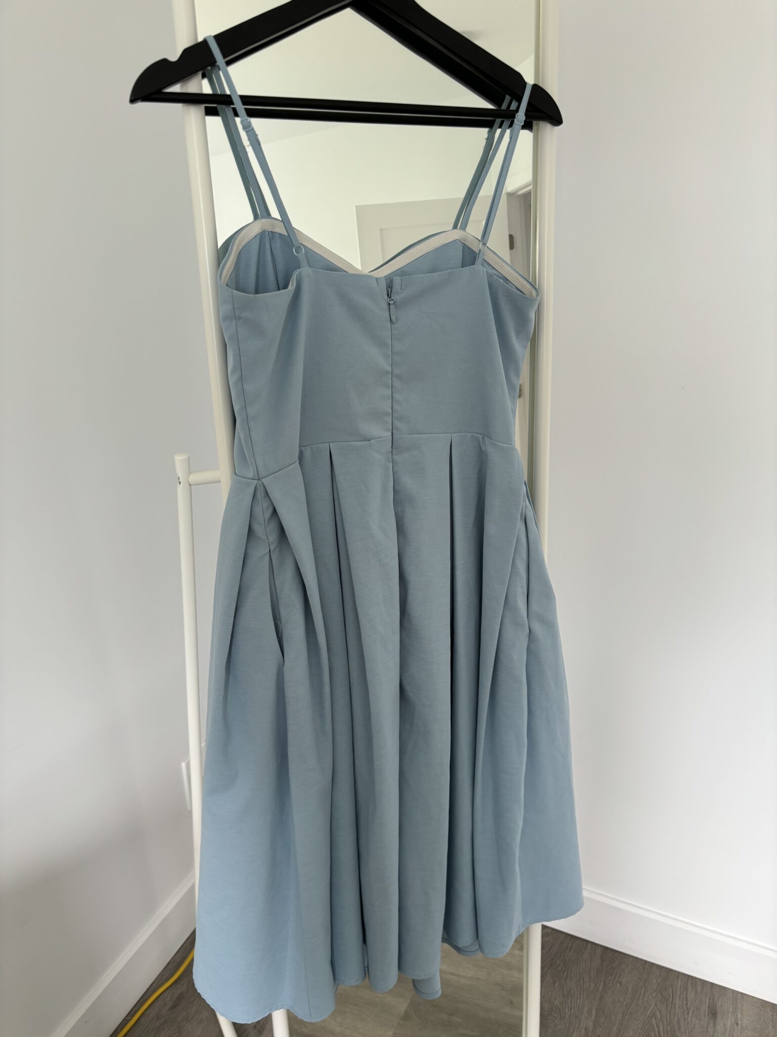 Image for Blue strapless midi dress - 1861
