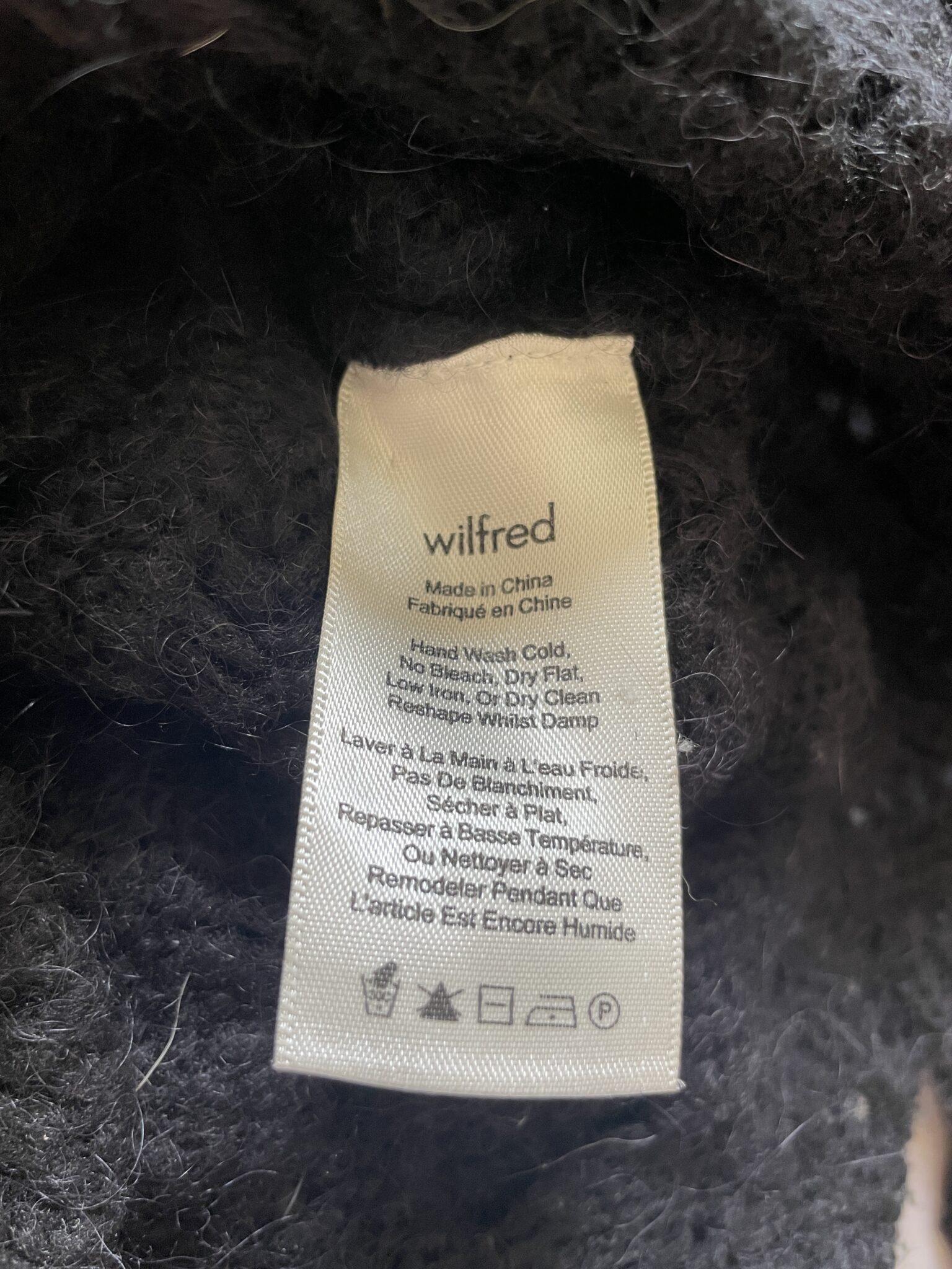 Image for Chandail noir Wilfred