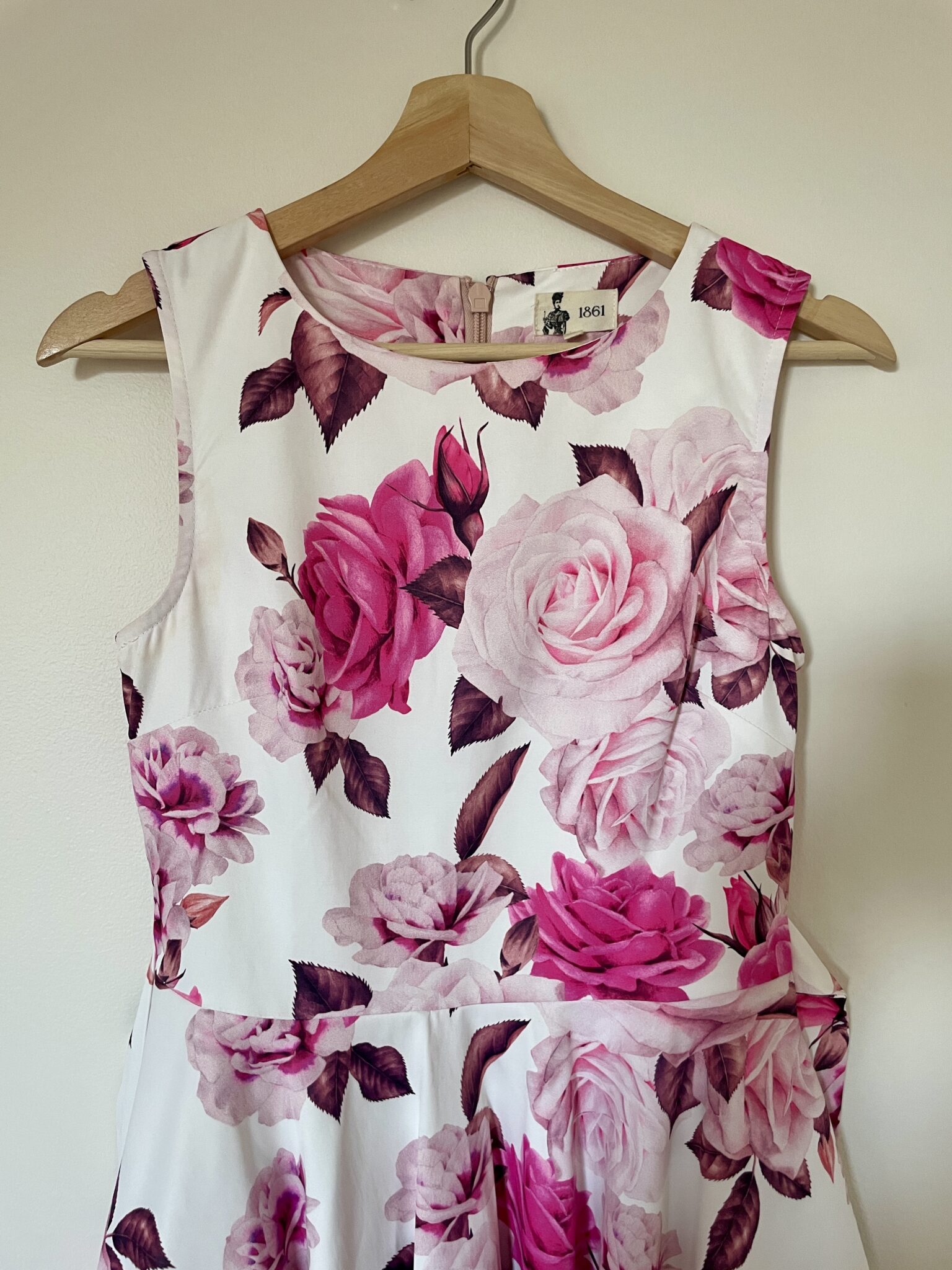 Image for Robe cocktail 1861 fleurs roses
