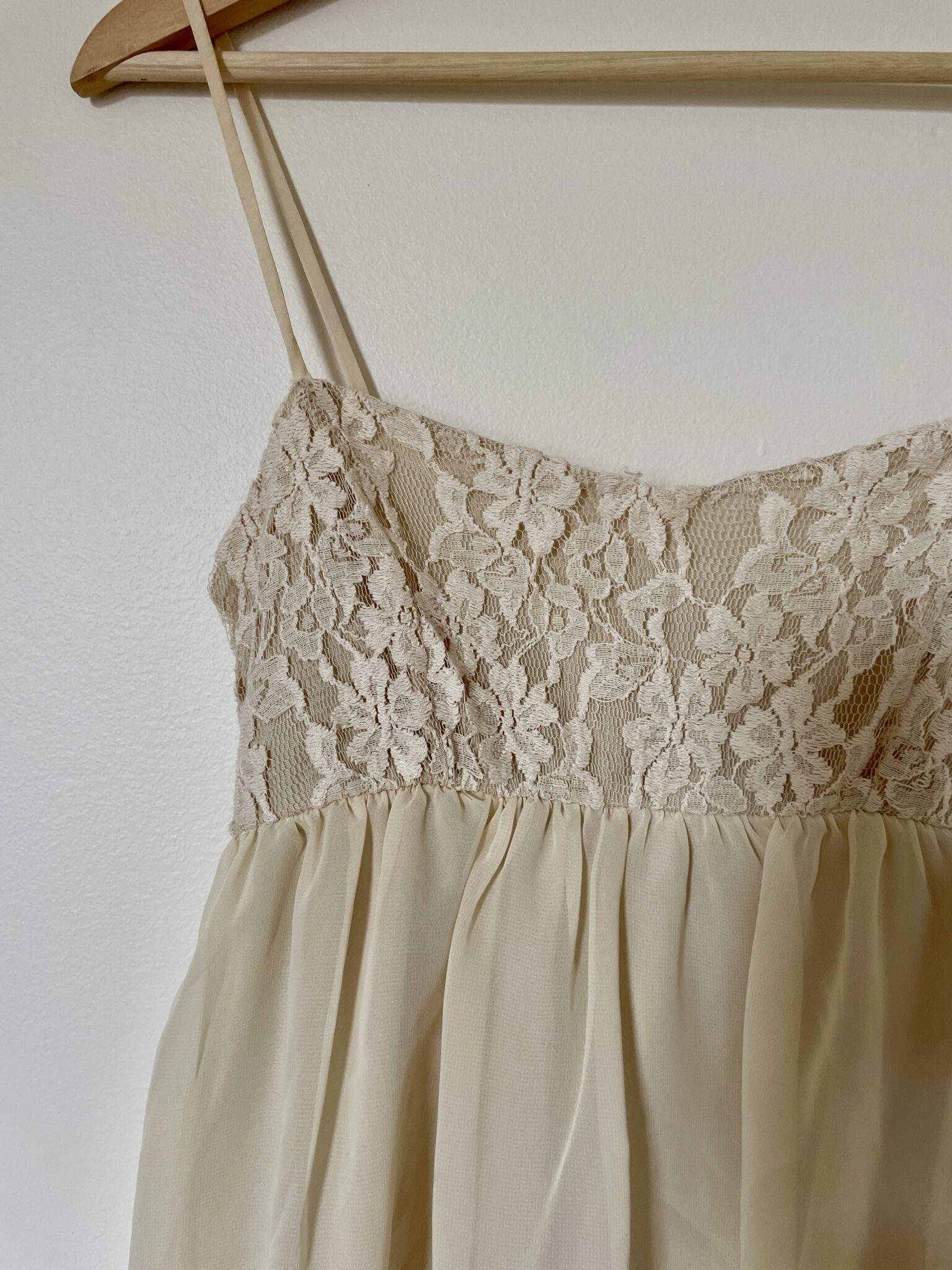 Image for Robe babydoll beige doux