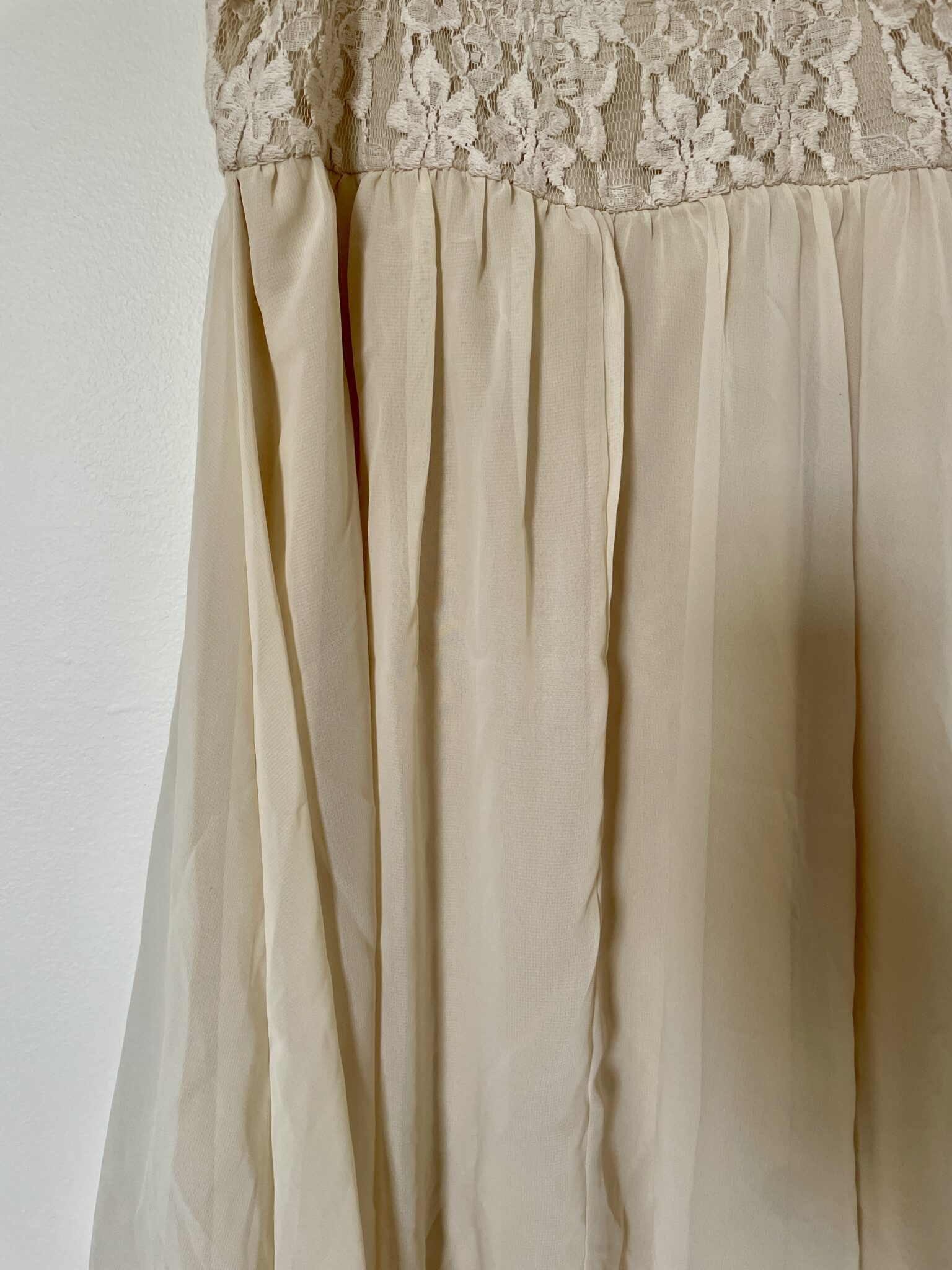 Image for Robe babydoll beige doux
