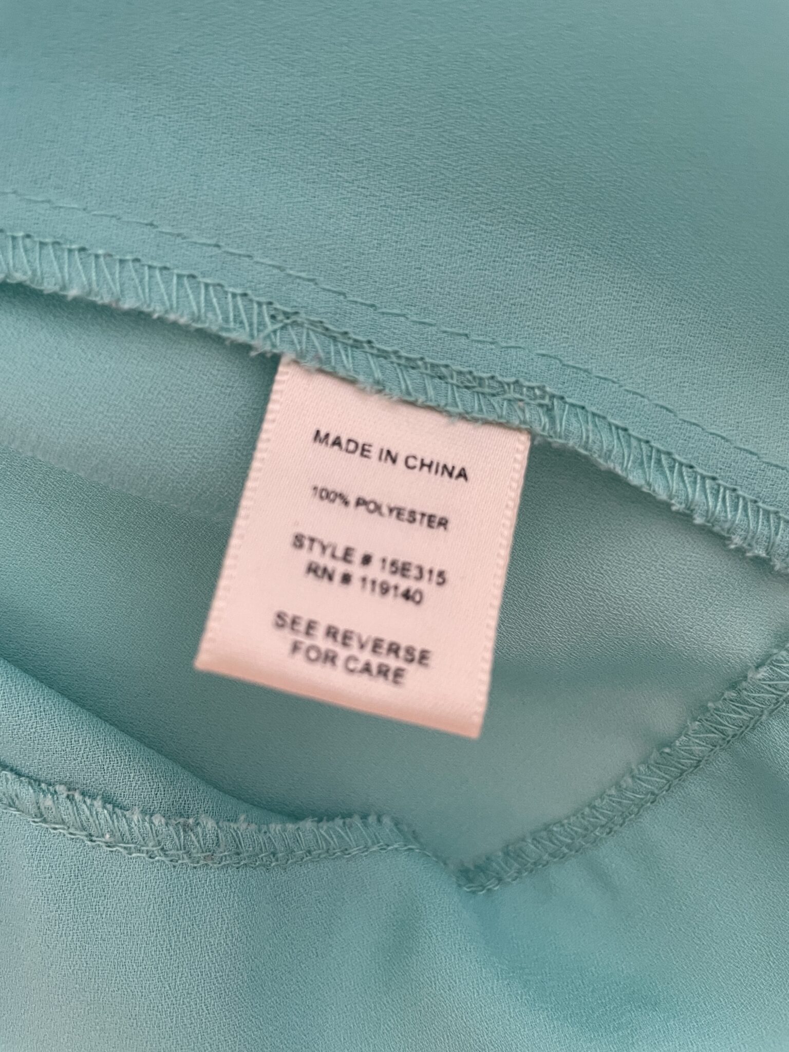 Image for Petit haut turquoise