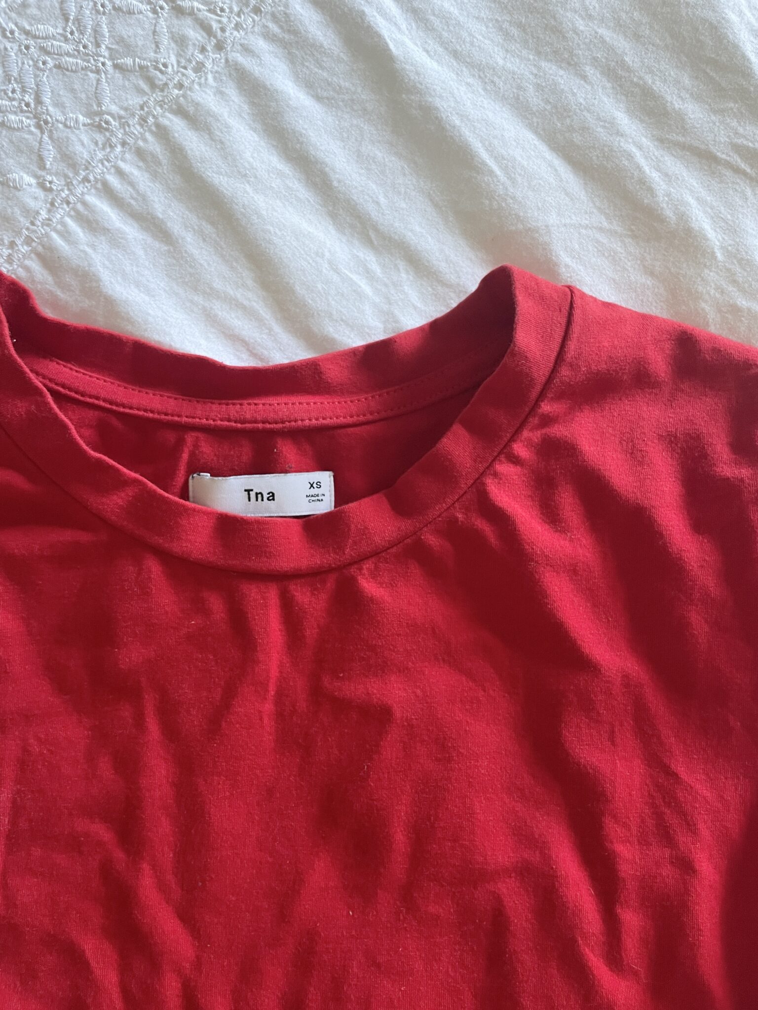 Image for T-shirt TNA cropped