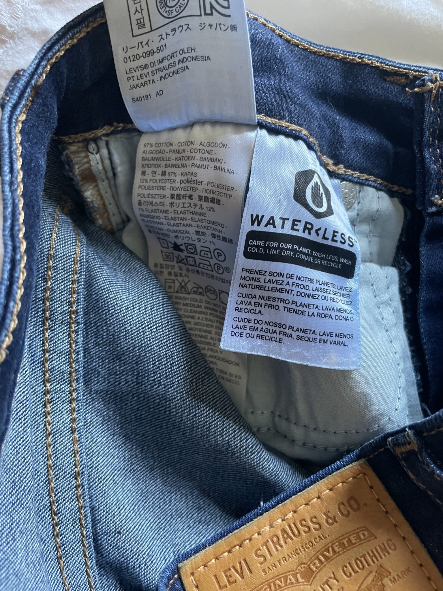 Image for Levi’s 721 bleu foncé