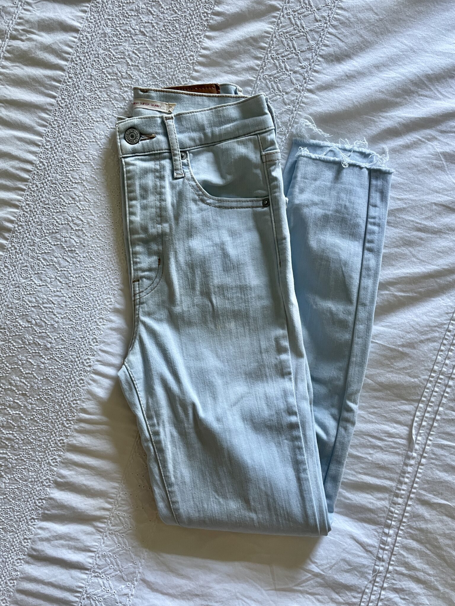 Image for Levi’s Mile High Super Skinny bleu pâle