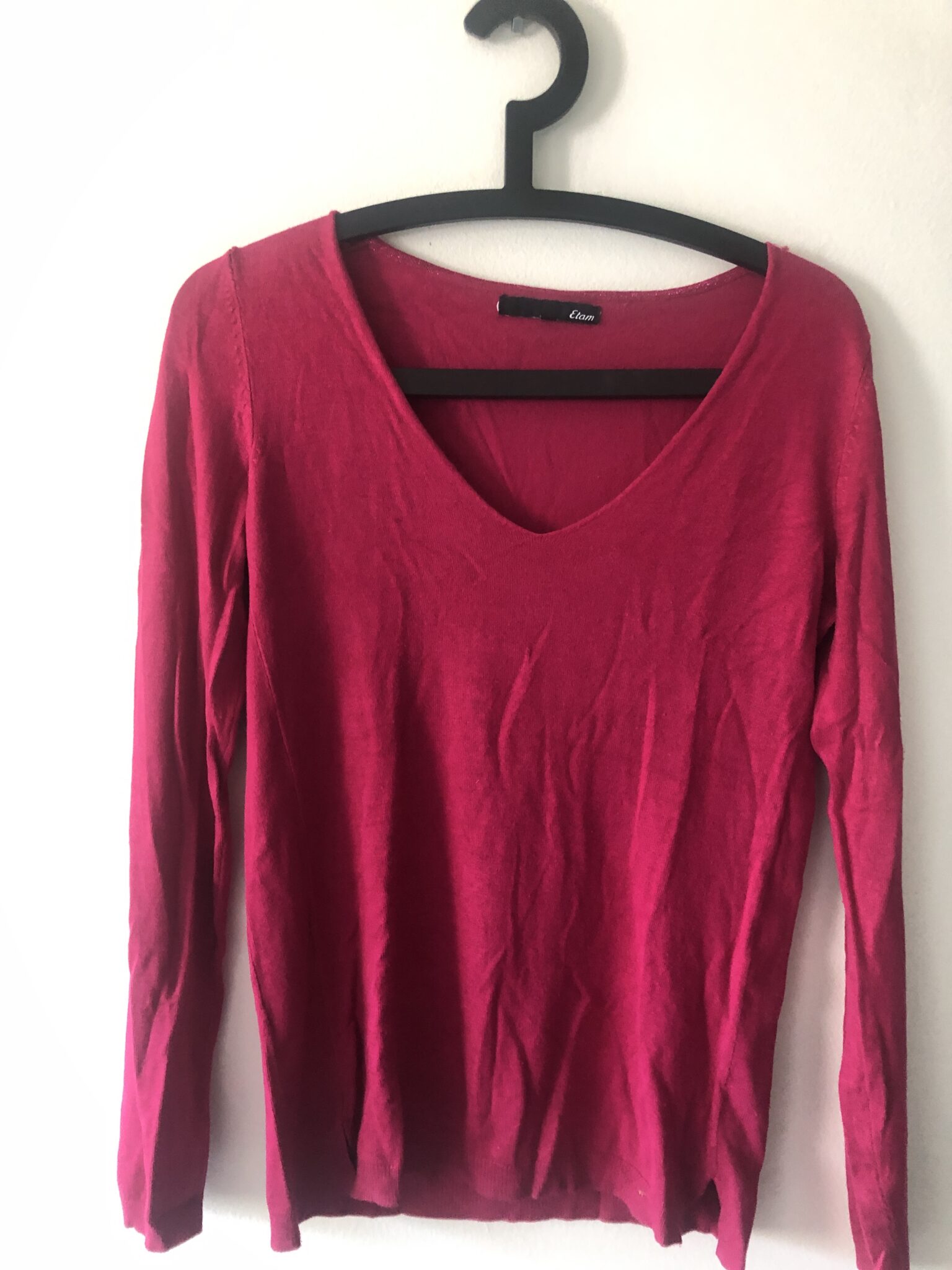 Featured image for Chandail rose framboise en viscose - Etam