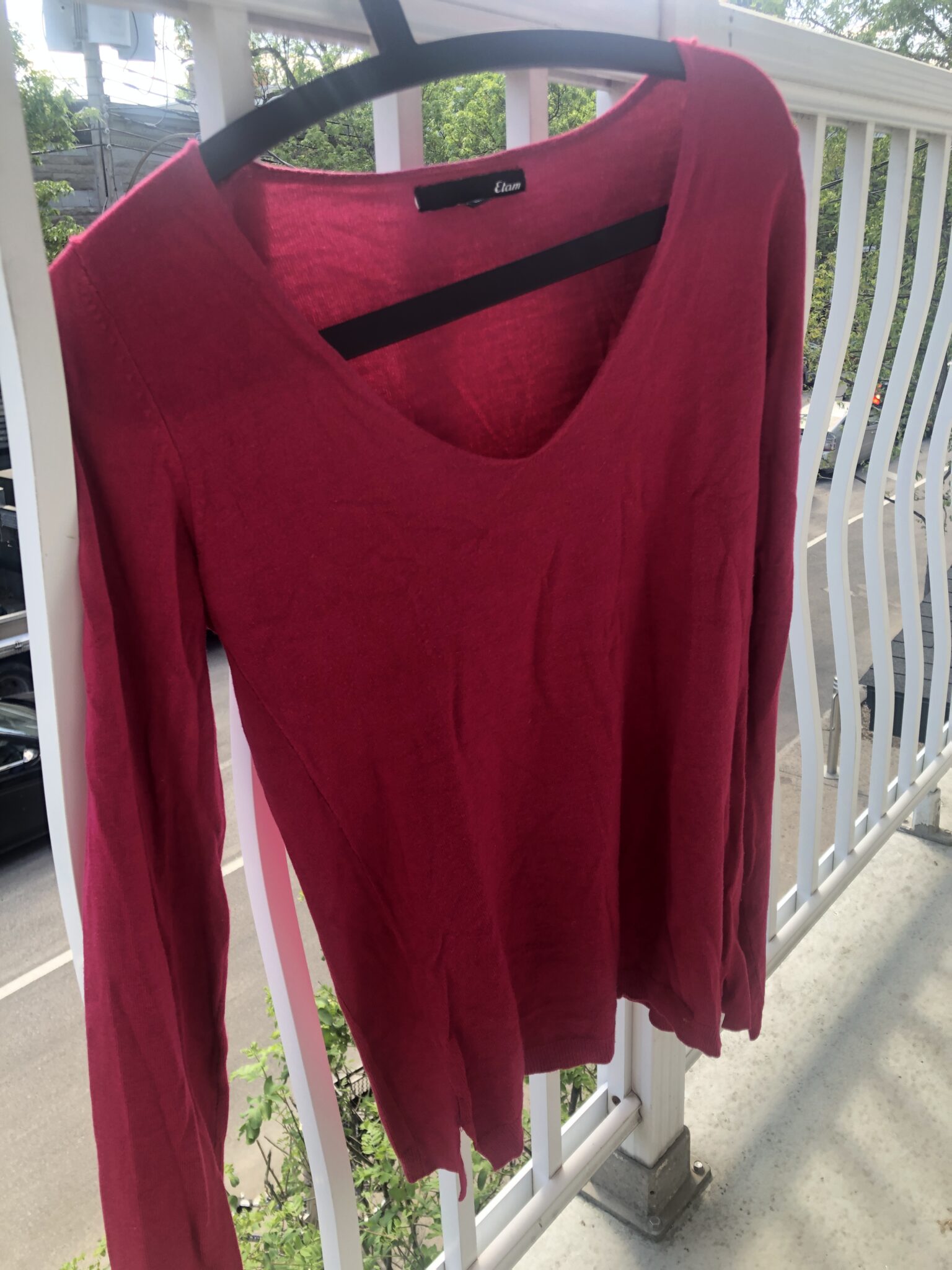 Image for Chandail rose framboise en viscose - Etam