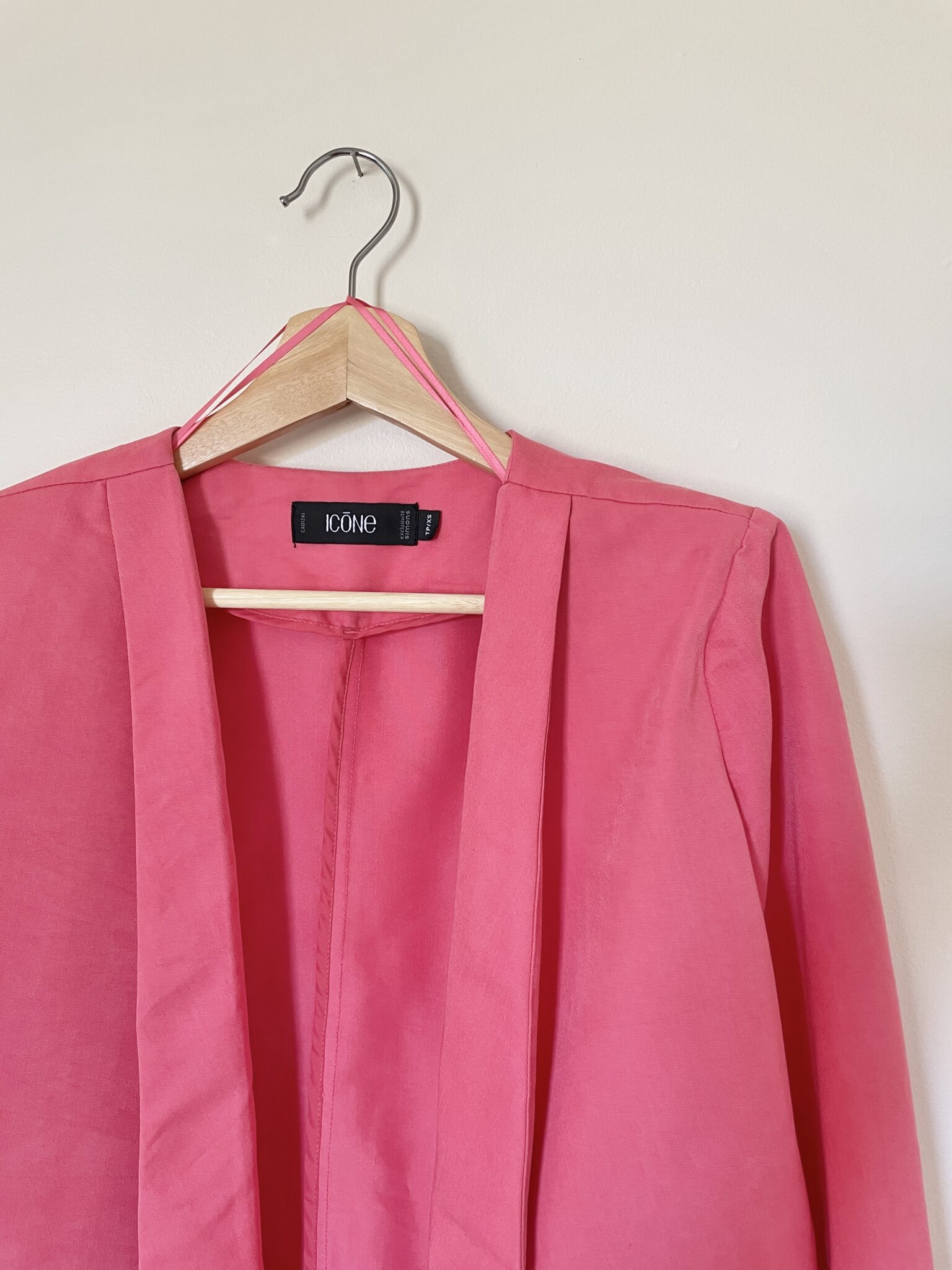Featured image for Veste blazer rose corail