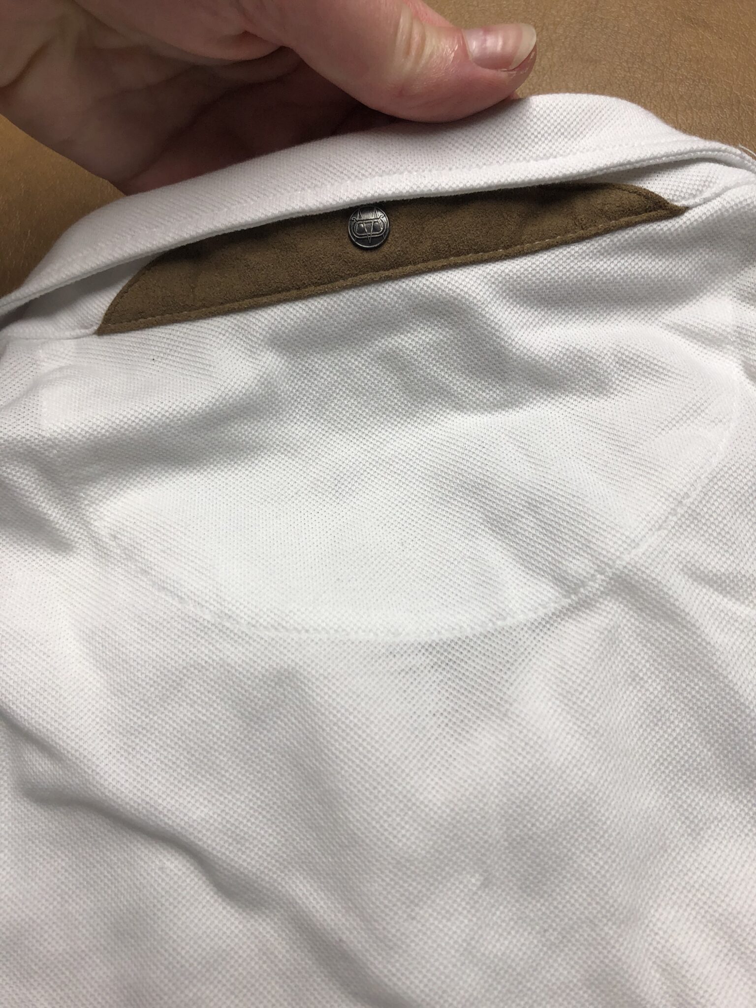 Image for Large; Magnifique polo tee-shirt en coton mercerisé Massimo Dutti