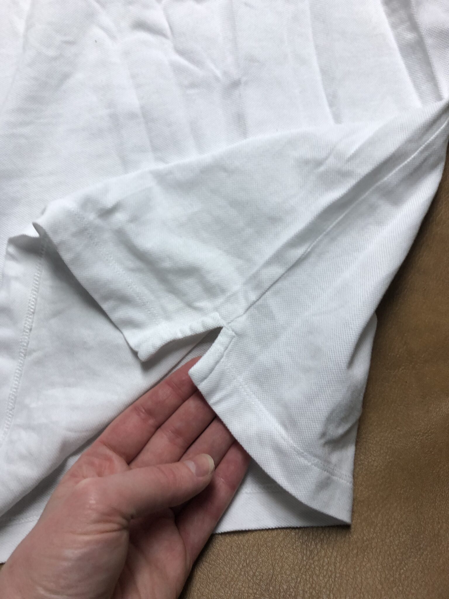 Image for Large; Magnifique polo tee-shirt en coton mercerisé Massimo Dutti