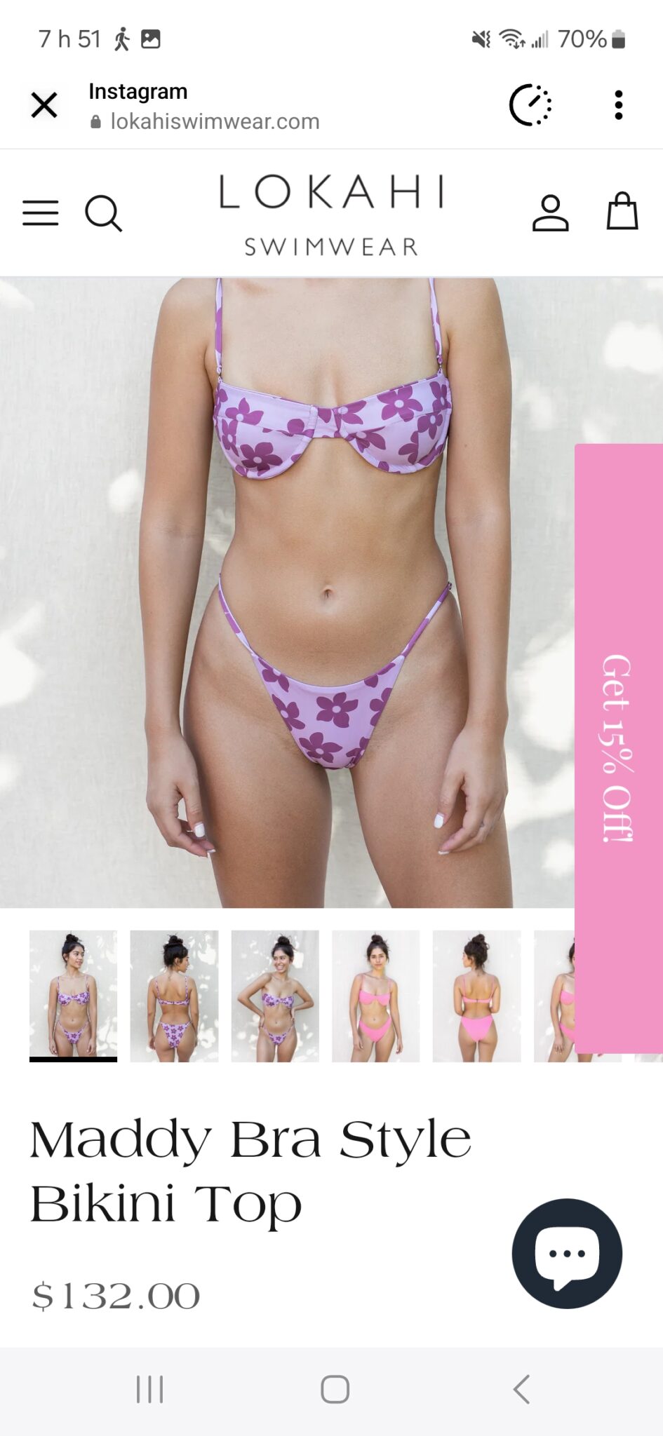 Image for Maillot grâce nectar de Lokahie swimwear