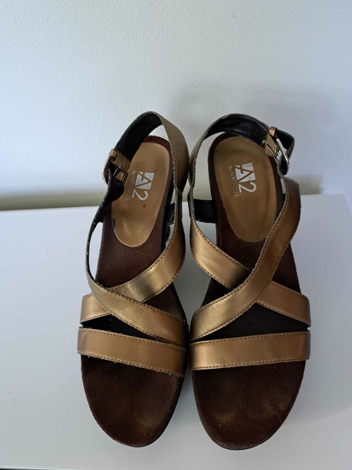 Image for Sandales Bronze taille 9B par A2 by Aerosoles - ultra confortables!