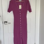 Featured thumbnail for FRNCH midi tube dress - purple - size L