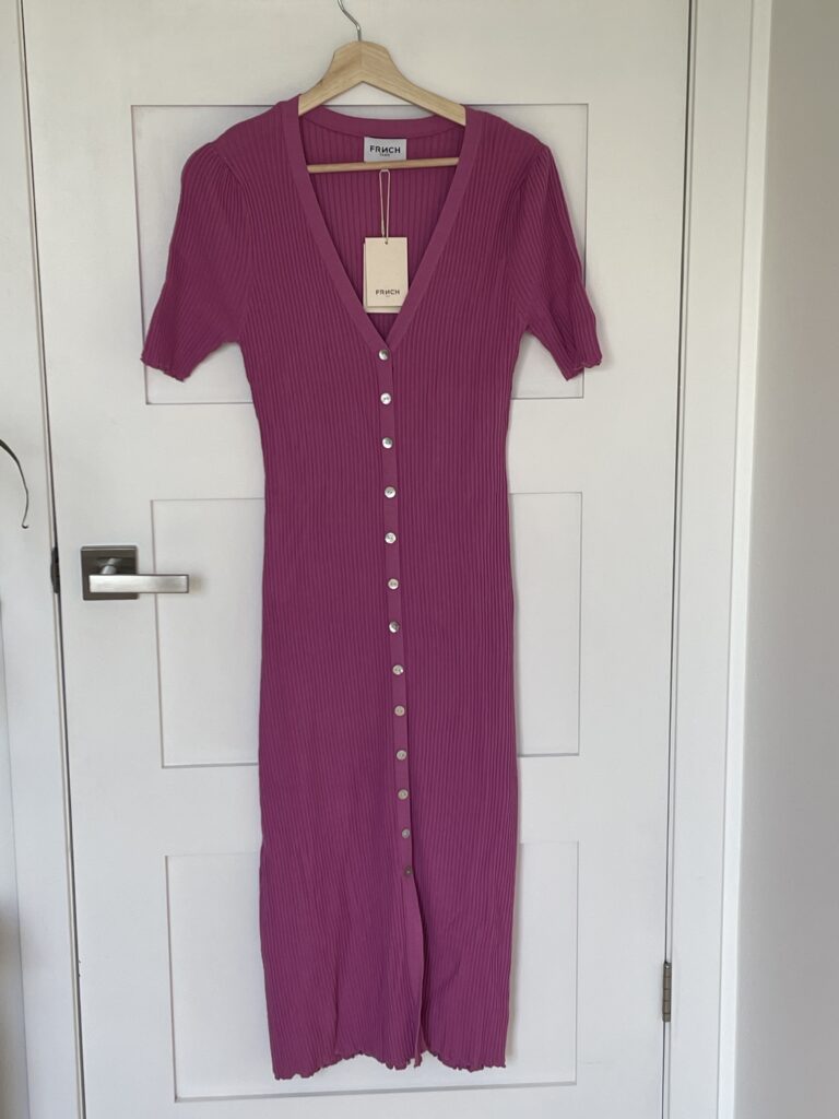 Featured image for FRNCH midi tube dress - purple - size L