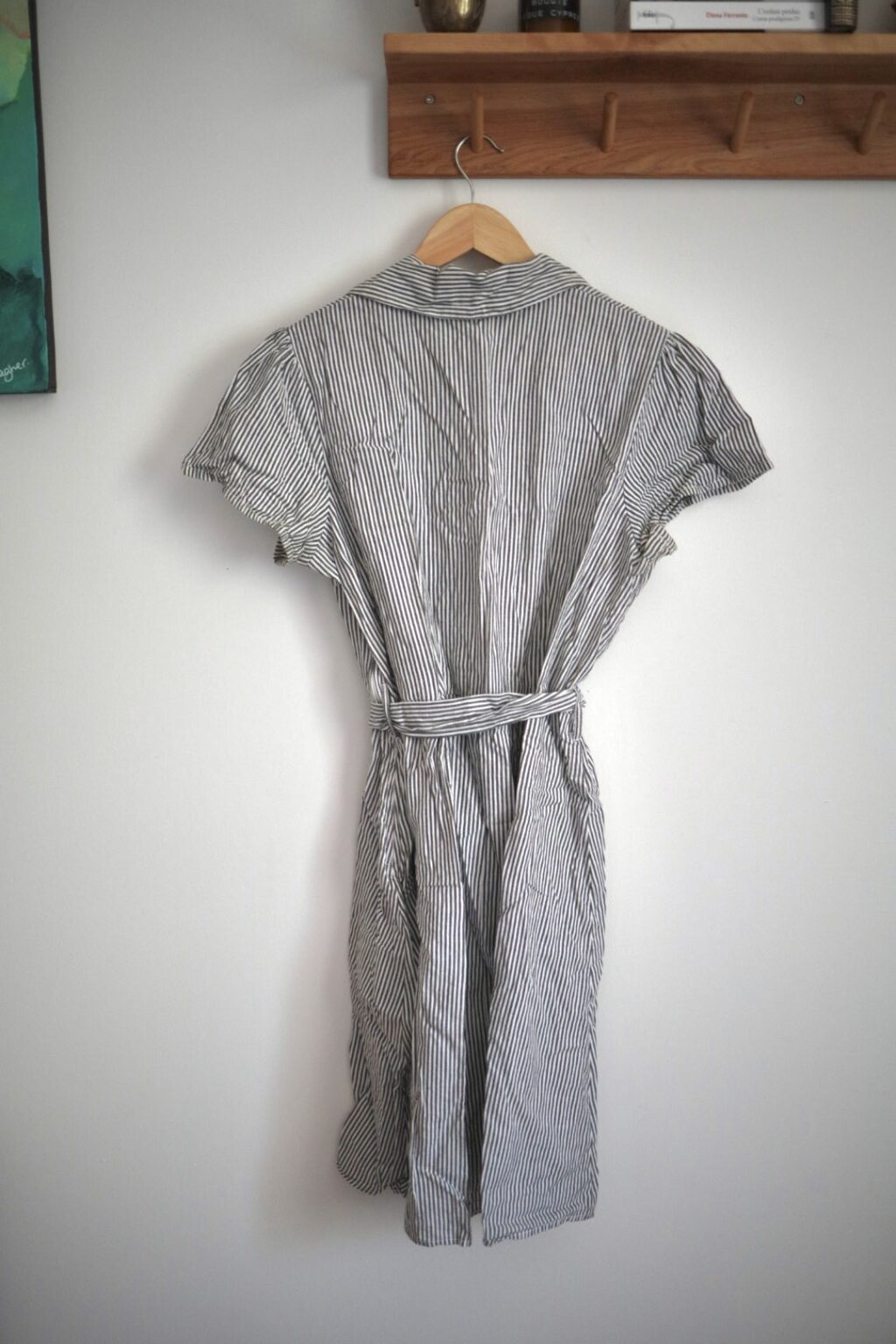 Image for GEORGE 100% cotton lined striped dress (L)
