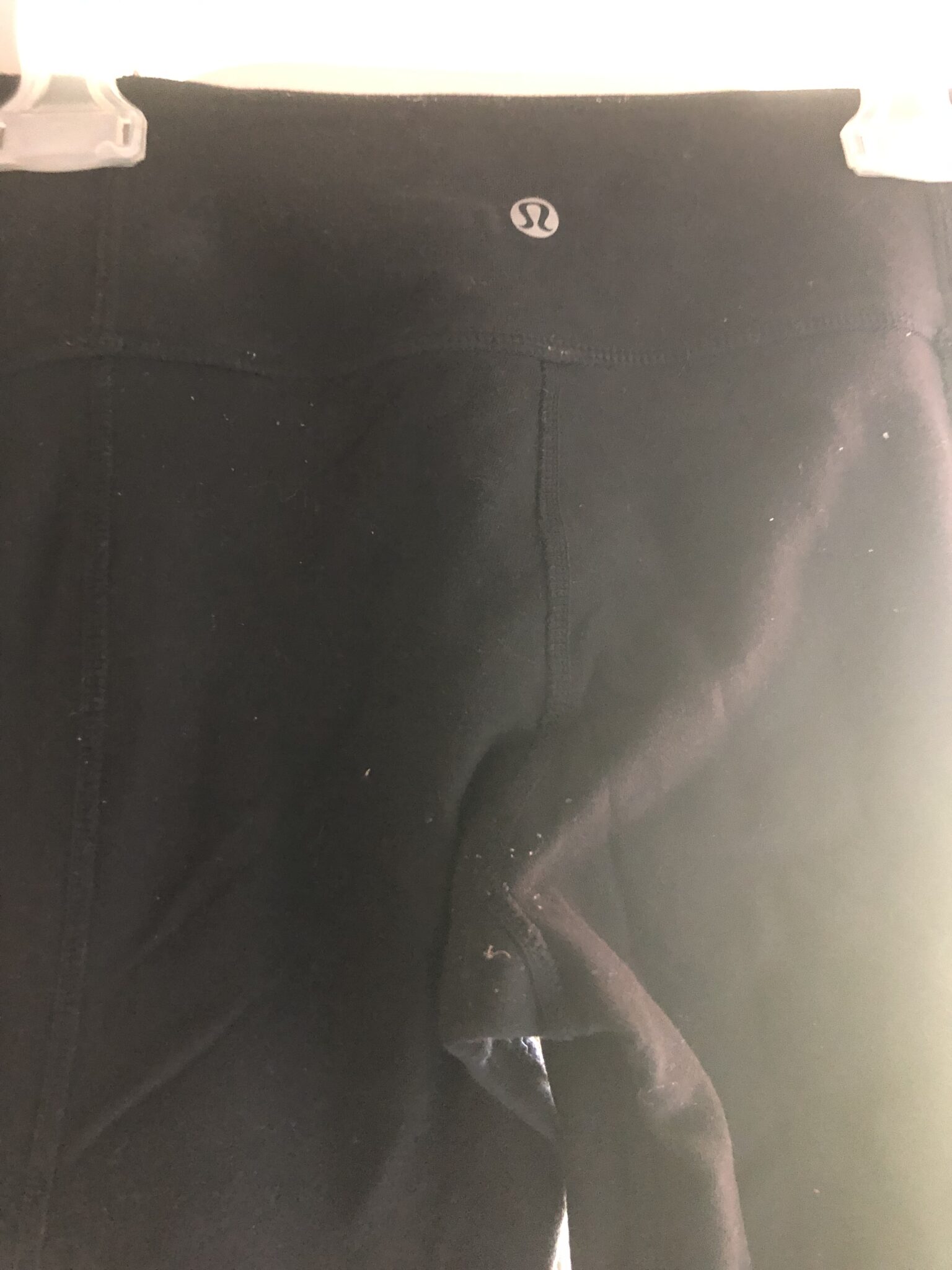 Image for Vente!! Lululemon Legging noir sport évasé épais fabriqué canada