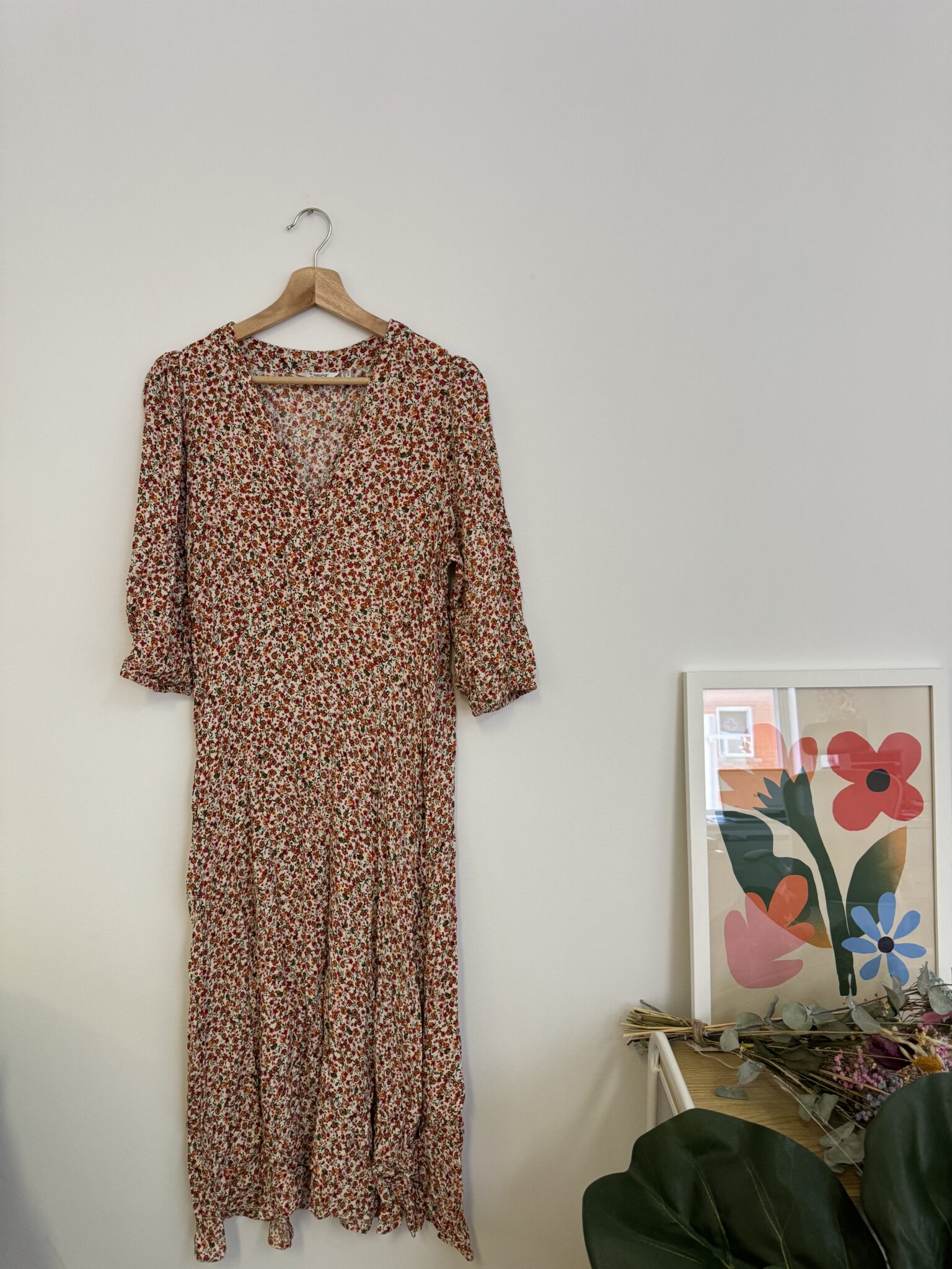 Featured image for Robe longue fleurie