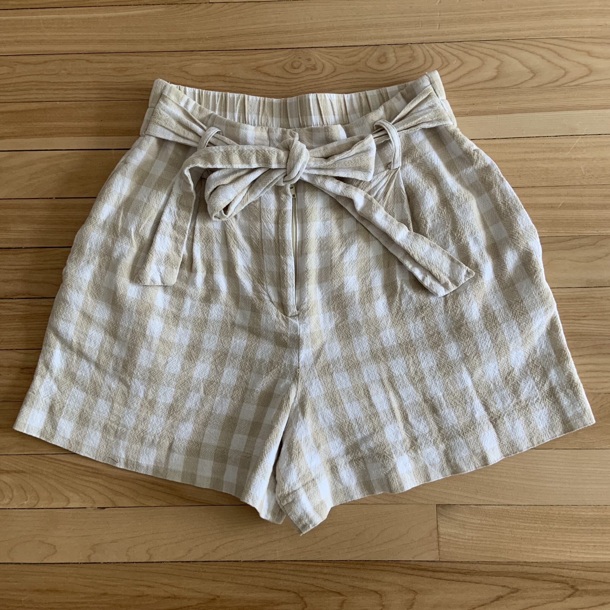 Featured image for Shorts vichy taille haute S Zara