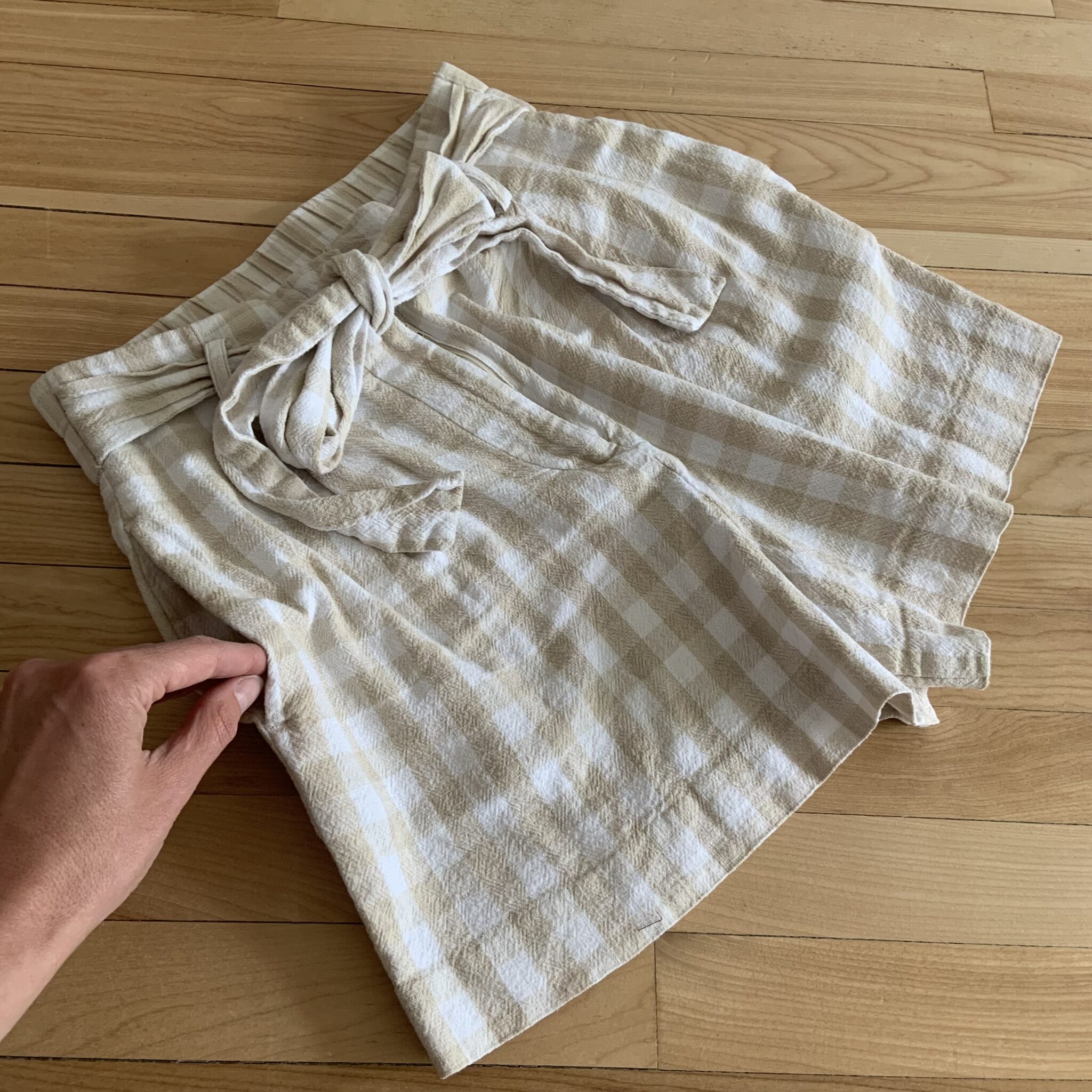 Image for Shorts vichy taille haute S Zara