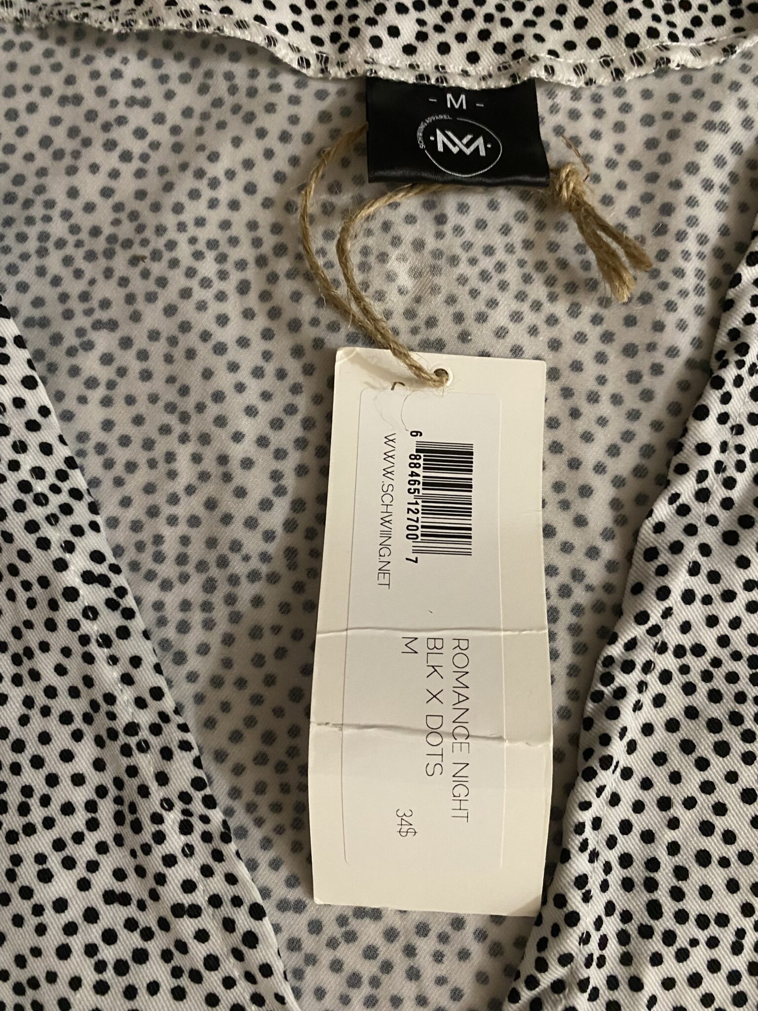 Image for Neuf, blouse cache-coeur Schwiing ( québécois)