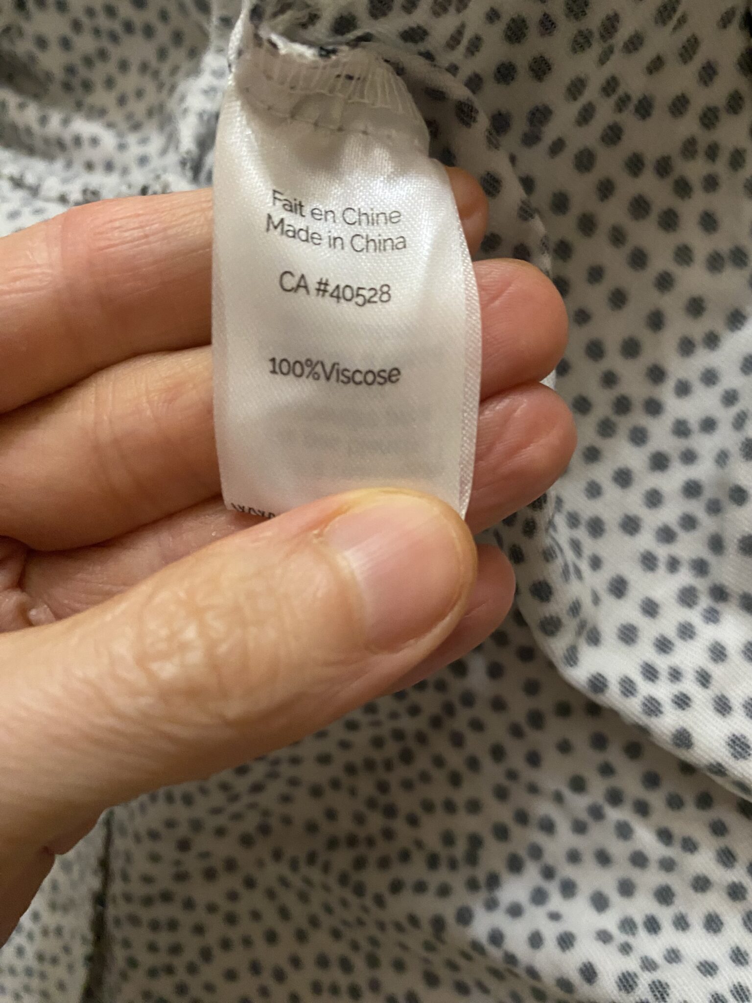 Image for Neuf, blouse cache-coeur Schwiing ( québécois)