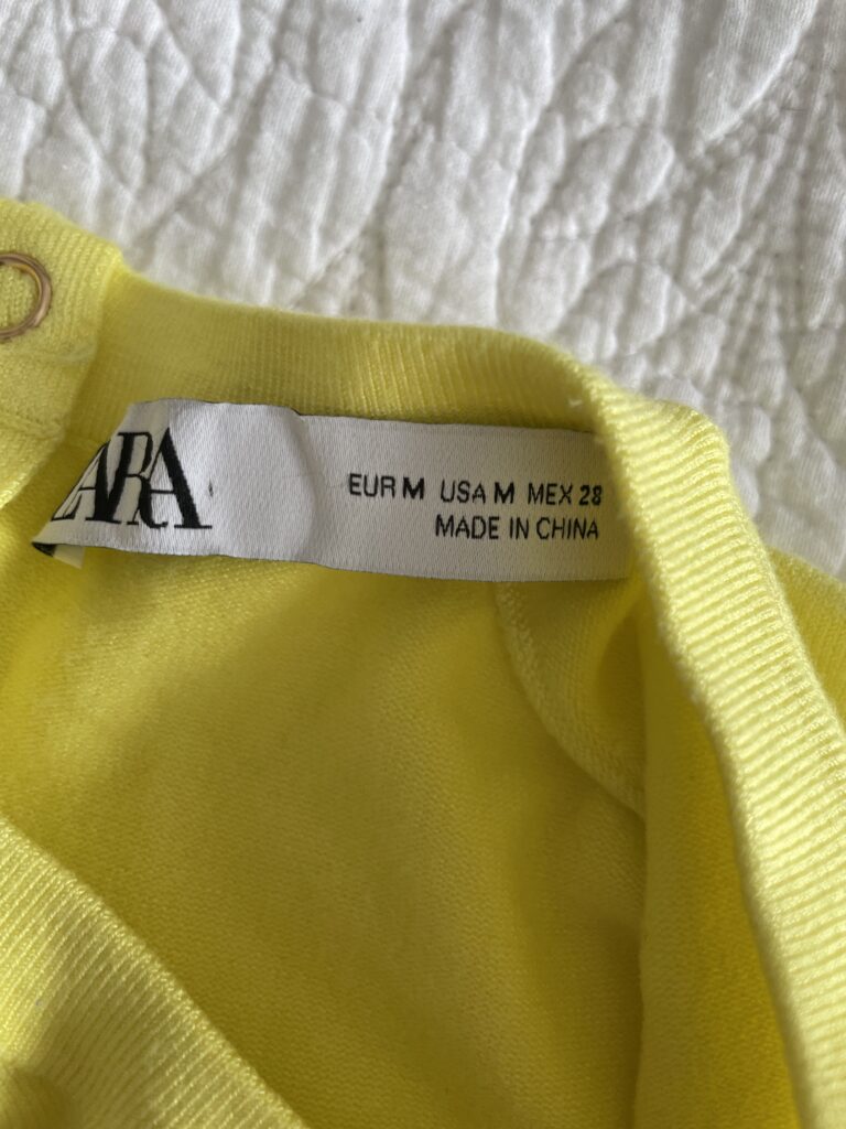 Image for Haut Jaune Zara