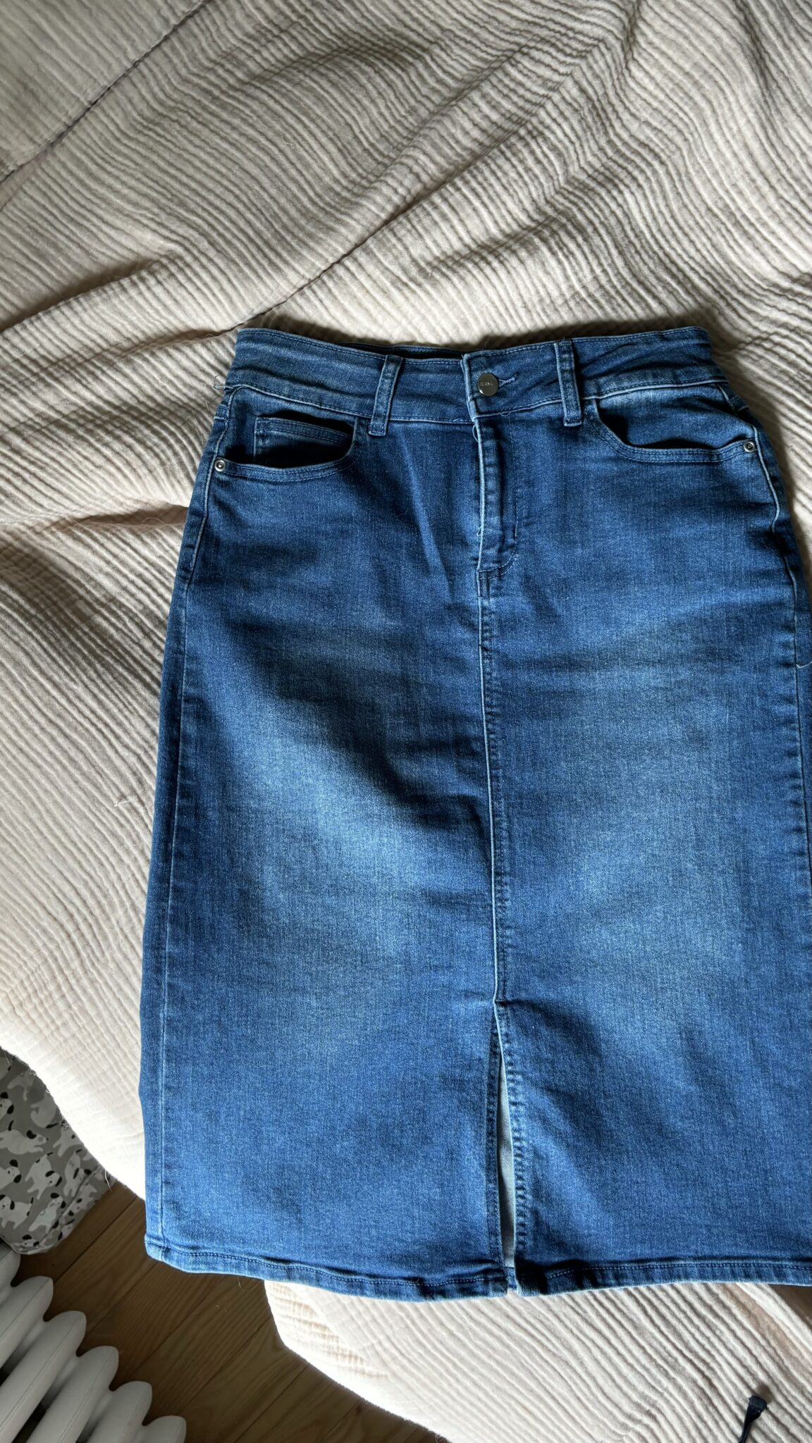 Image for Jupe mi-longue en denim