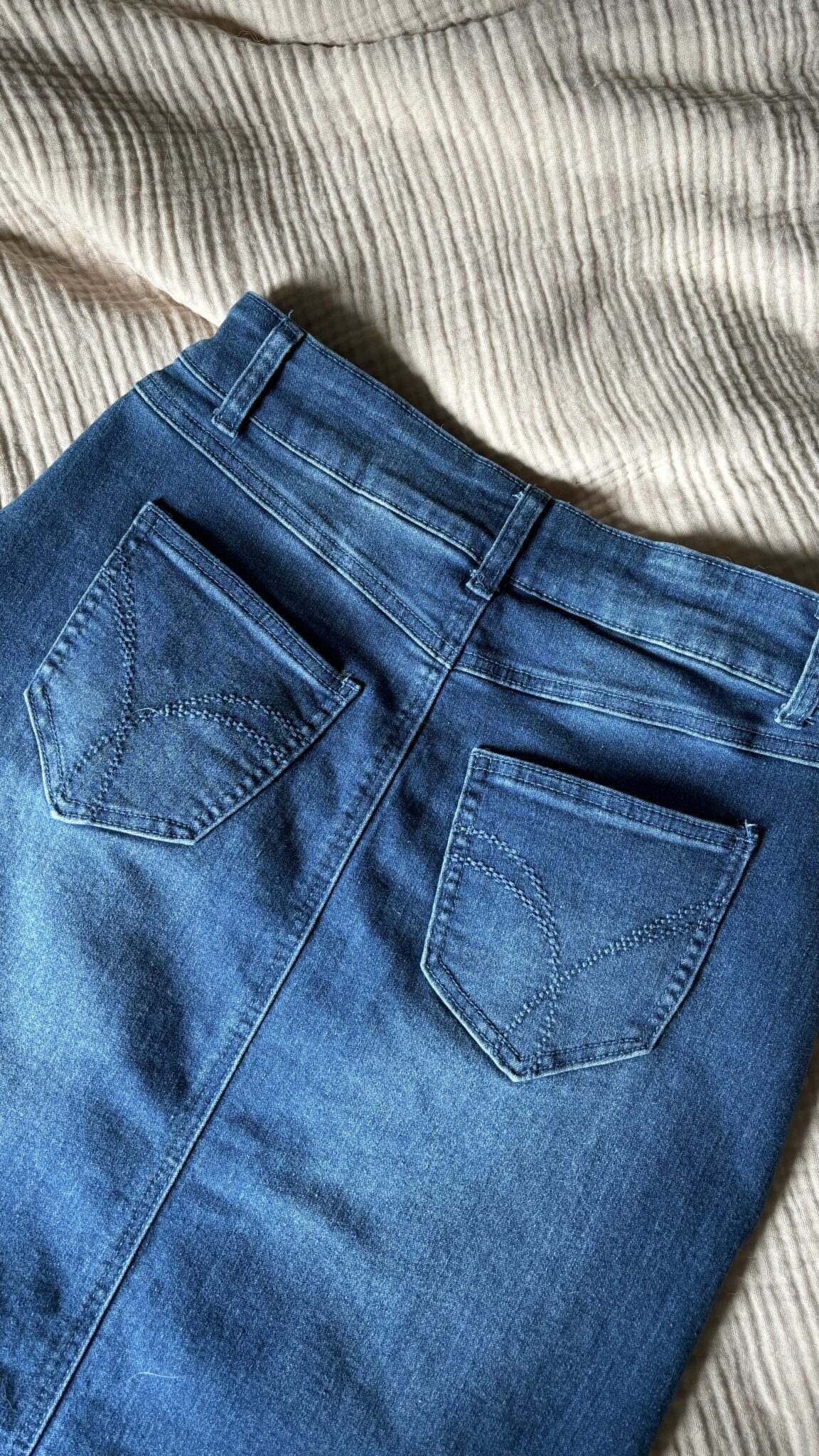 Image for Jupe mi-longue en denim