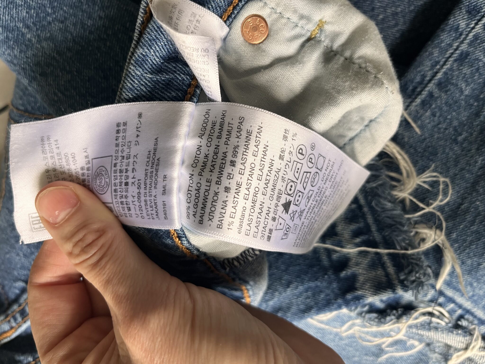 Image for Levis ribcage droit