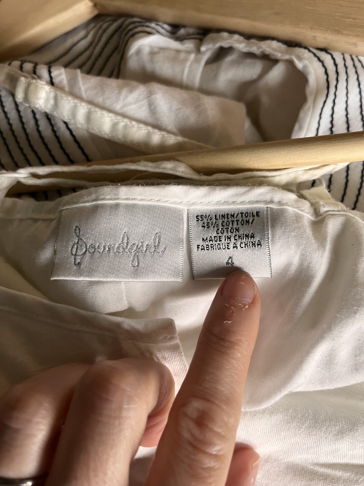 Image for Robe vintage lin