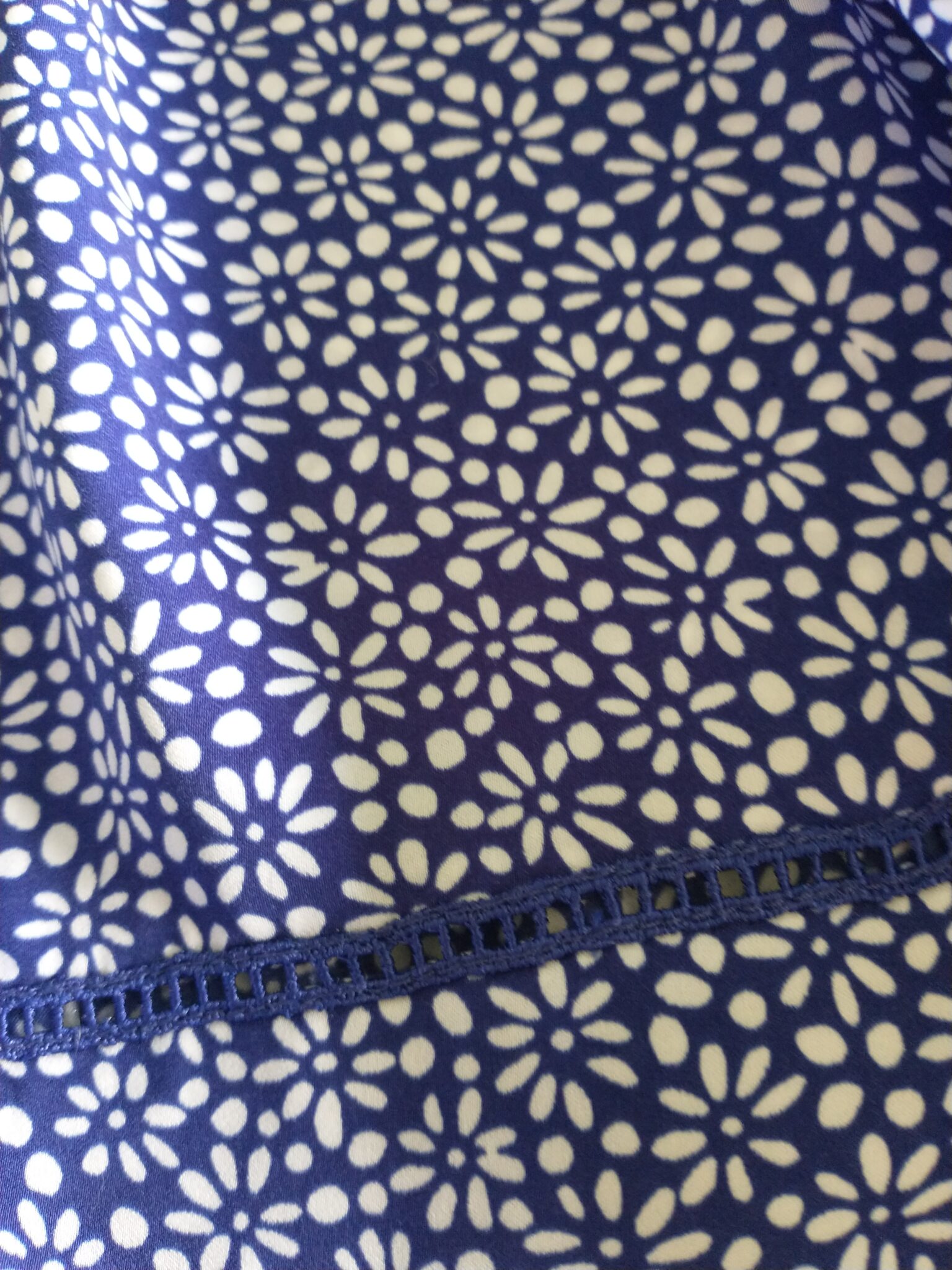 Image for Jupe fleurie bleue