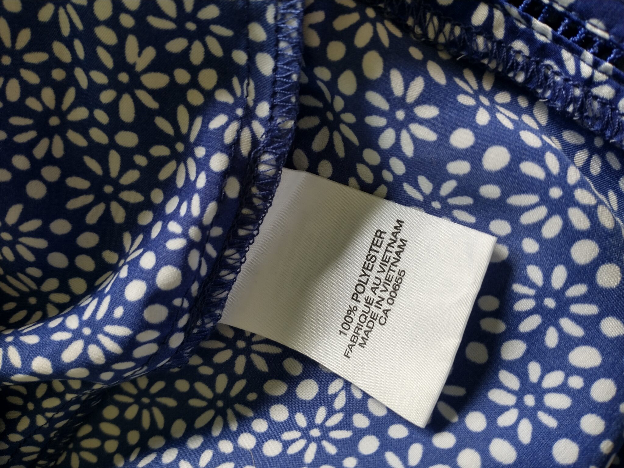 Image for Jupe fleurie bleue
